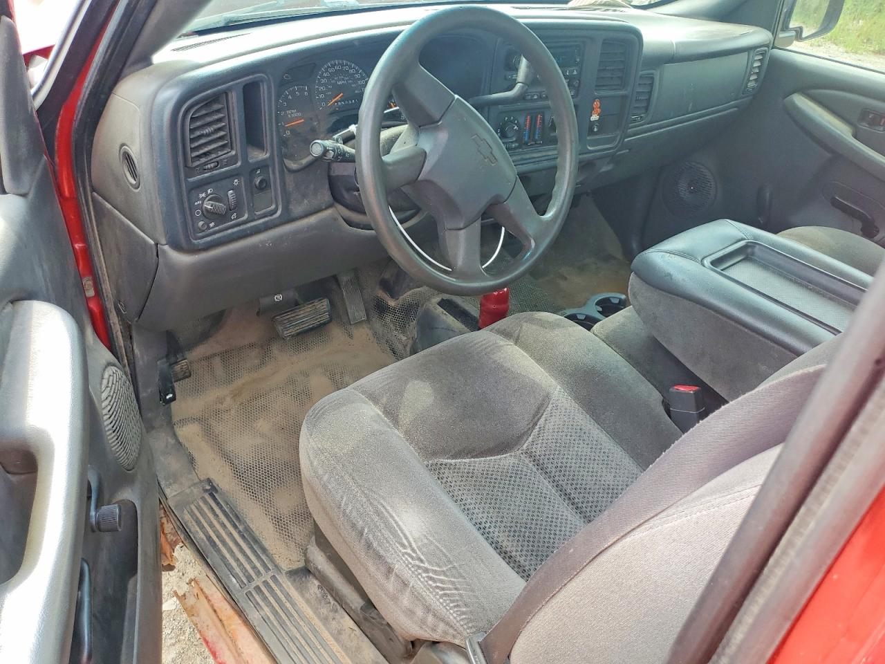 2007 Chevrolet Silverado K1500 Classic Red vin: 1GCEK14V27E185435