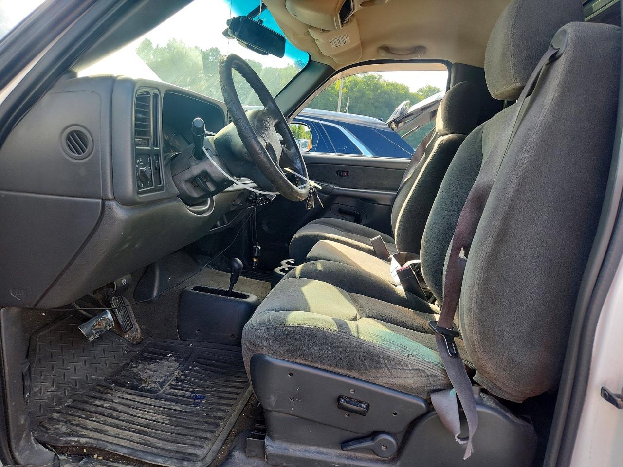 2003 Chevrolet Silverado K1500 White vin: 1GCEK14V33E194882