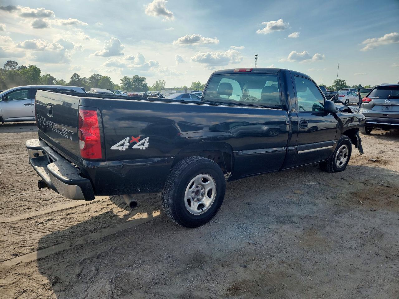 2004 Chevrolet Silverado K1500 Black vin: 1GCEK14V34Z106648