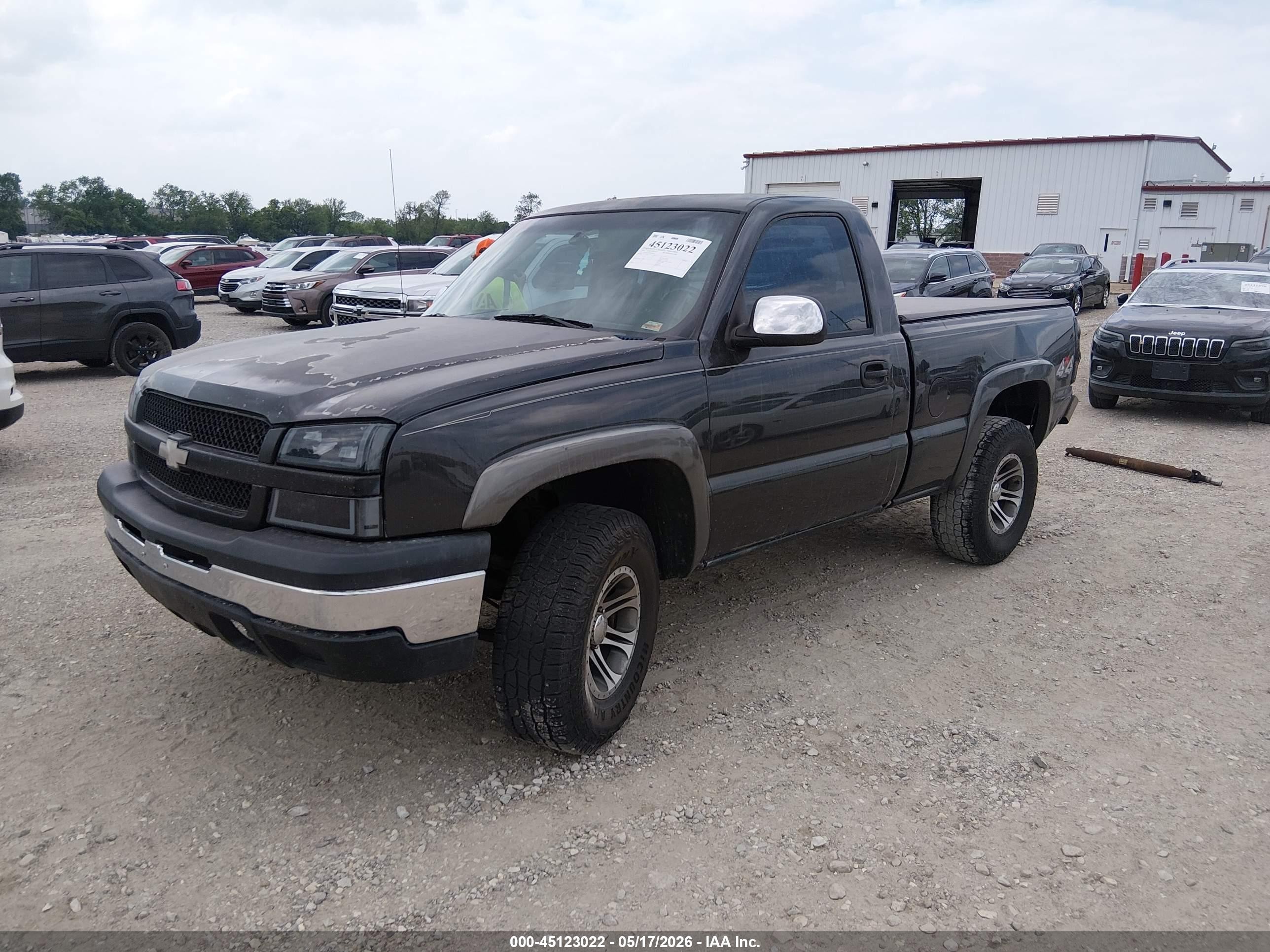 2004 Chevrolet Silverado 1500 Ls Black vin: 1GCEK14V34Z138404