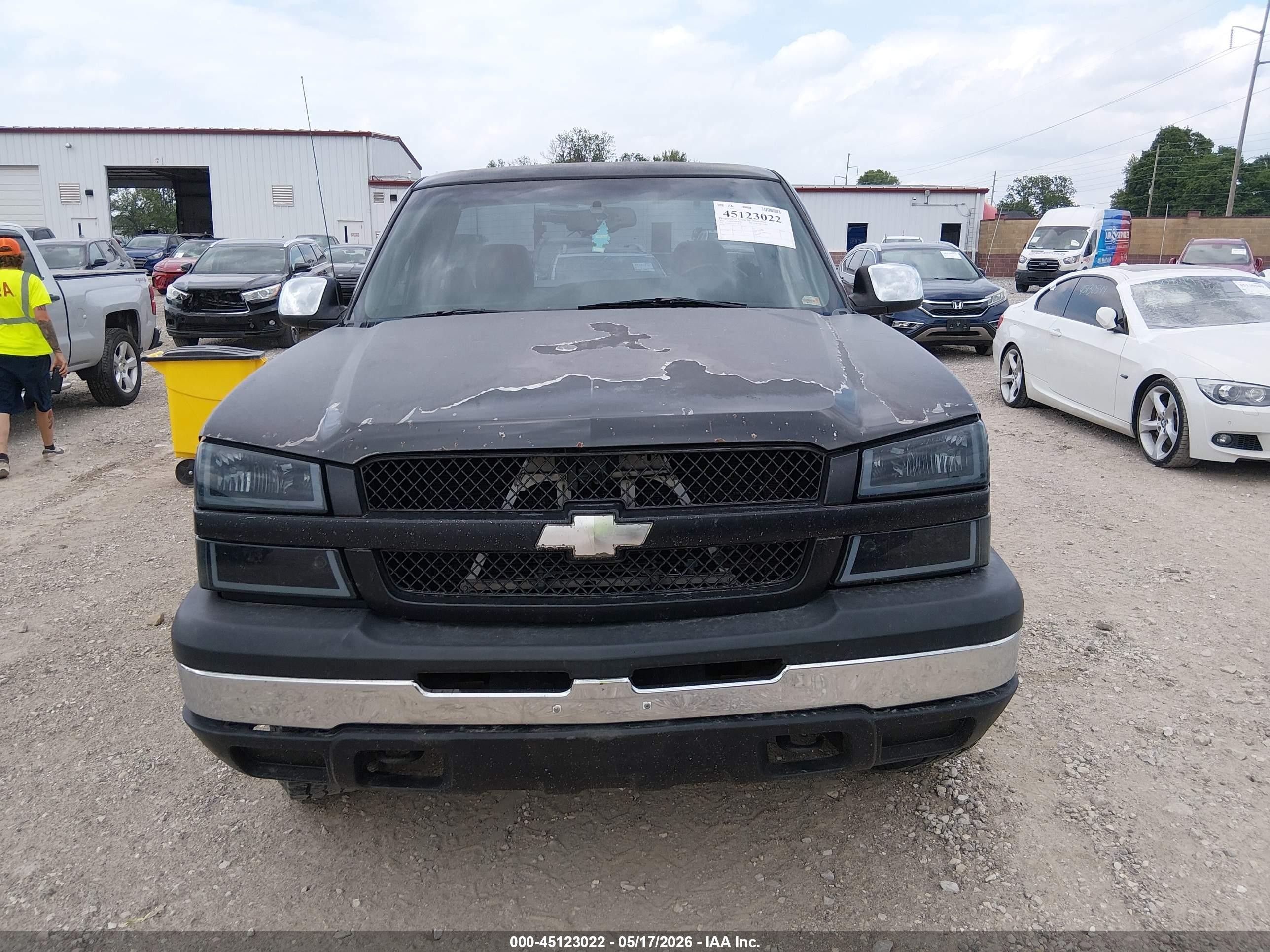 2004 Chevrolet Silverado 1500 Ls Black vin: 1GCEK14V34Z138404