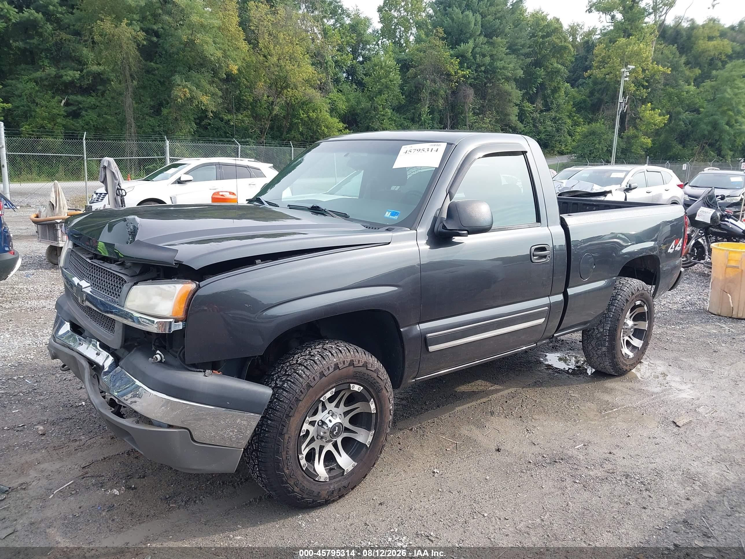 2004 Chevrolet Silverado 1500   Черный vin: 1GCEK14V34Z235750