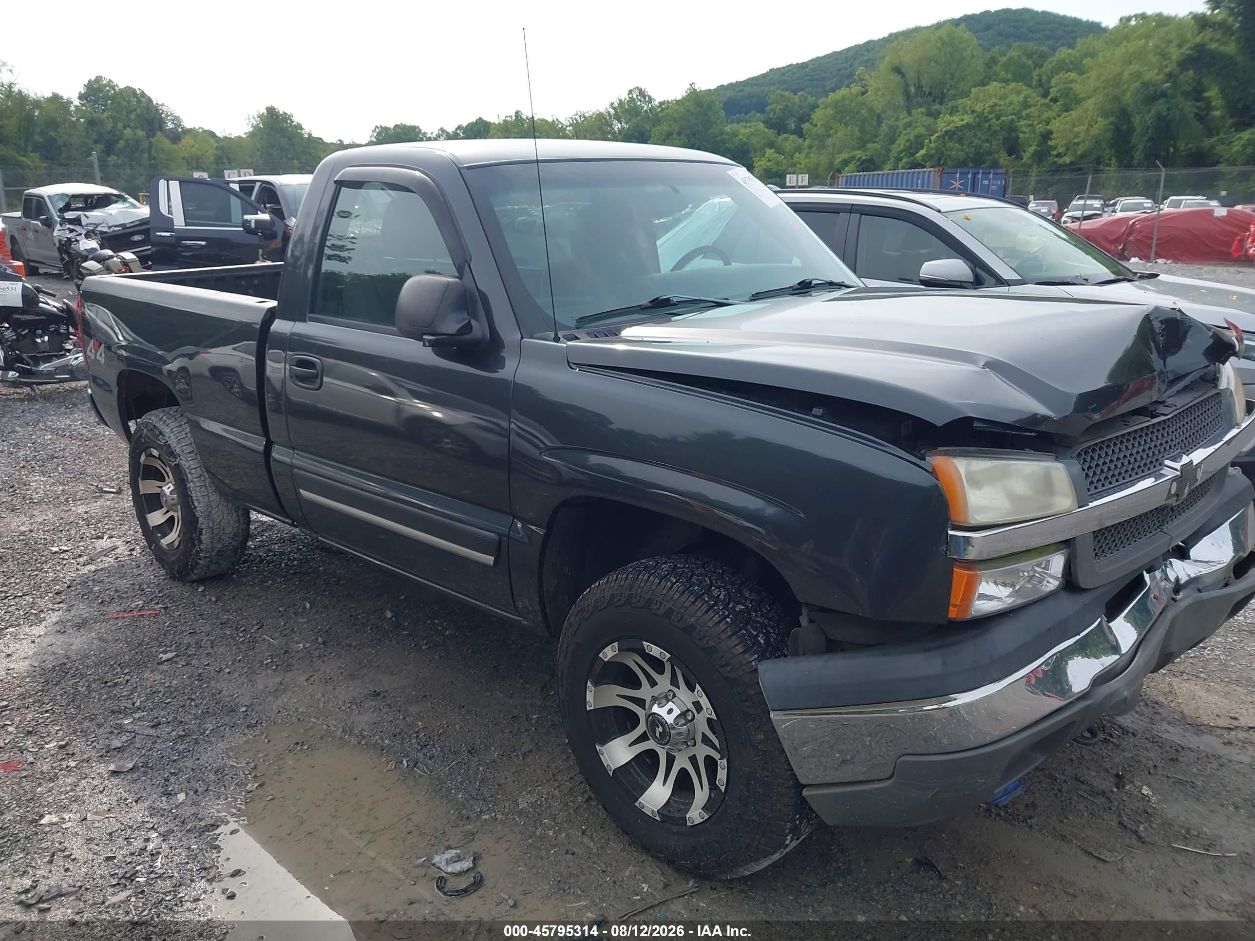 2004 Chevrolet Silverado 1500   Black vin: 1GCEK14V34Z235750