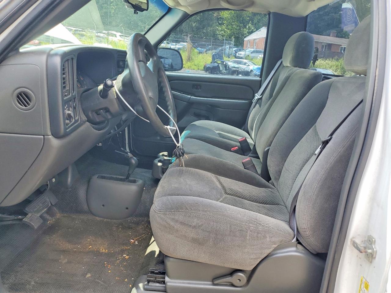 2006 Chevrolet Silverado K1500 White vin: 1GCEK14V36E169906