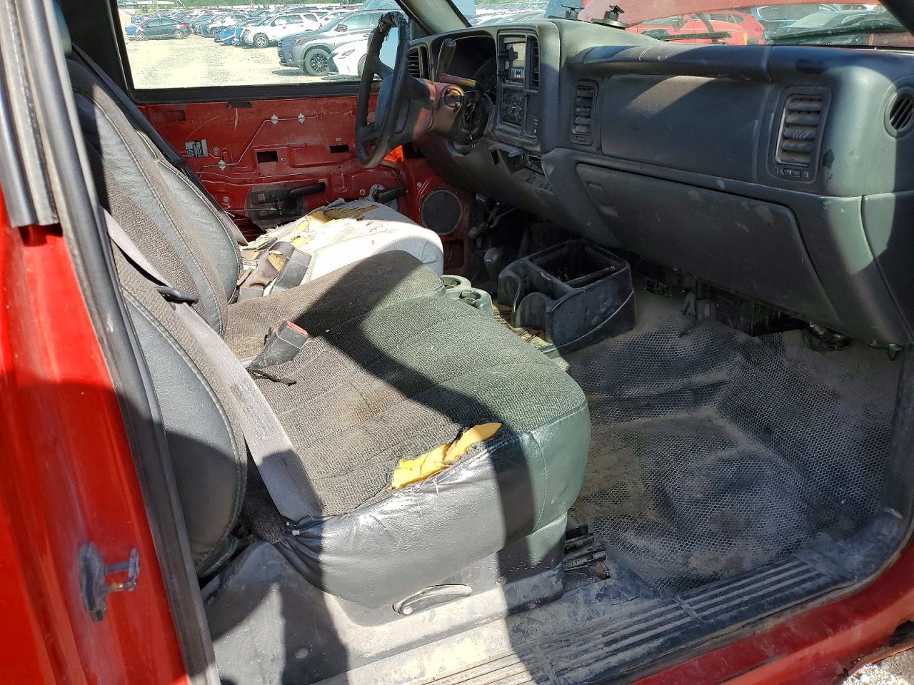 2001 Chevrolet Silverado K1500 Red vin: 1GCEK14V41E169907