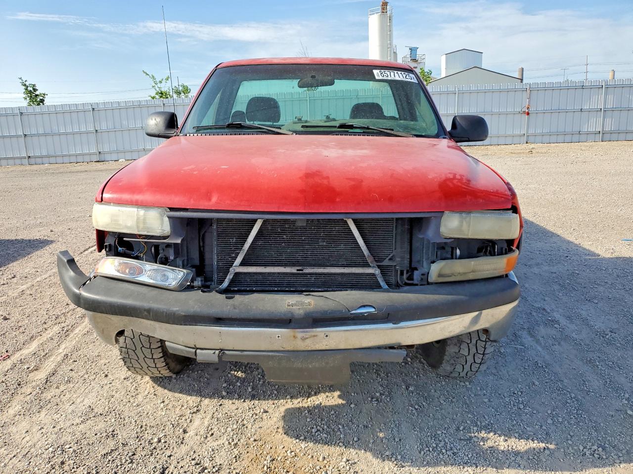 2001 Chevrolet Silverado K1500 Red vin: 1GCEK14V41E169907
