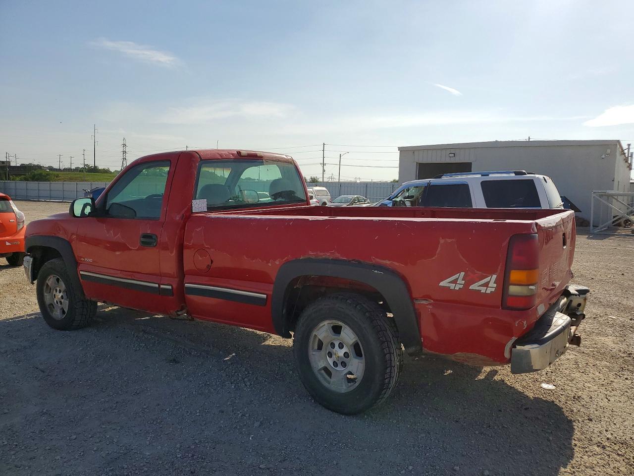 2001 Chevrolet Silverado K1500 Red vin: 1GCEK14V41E169907