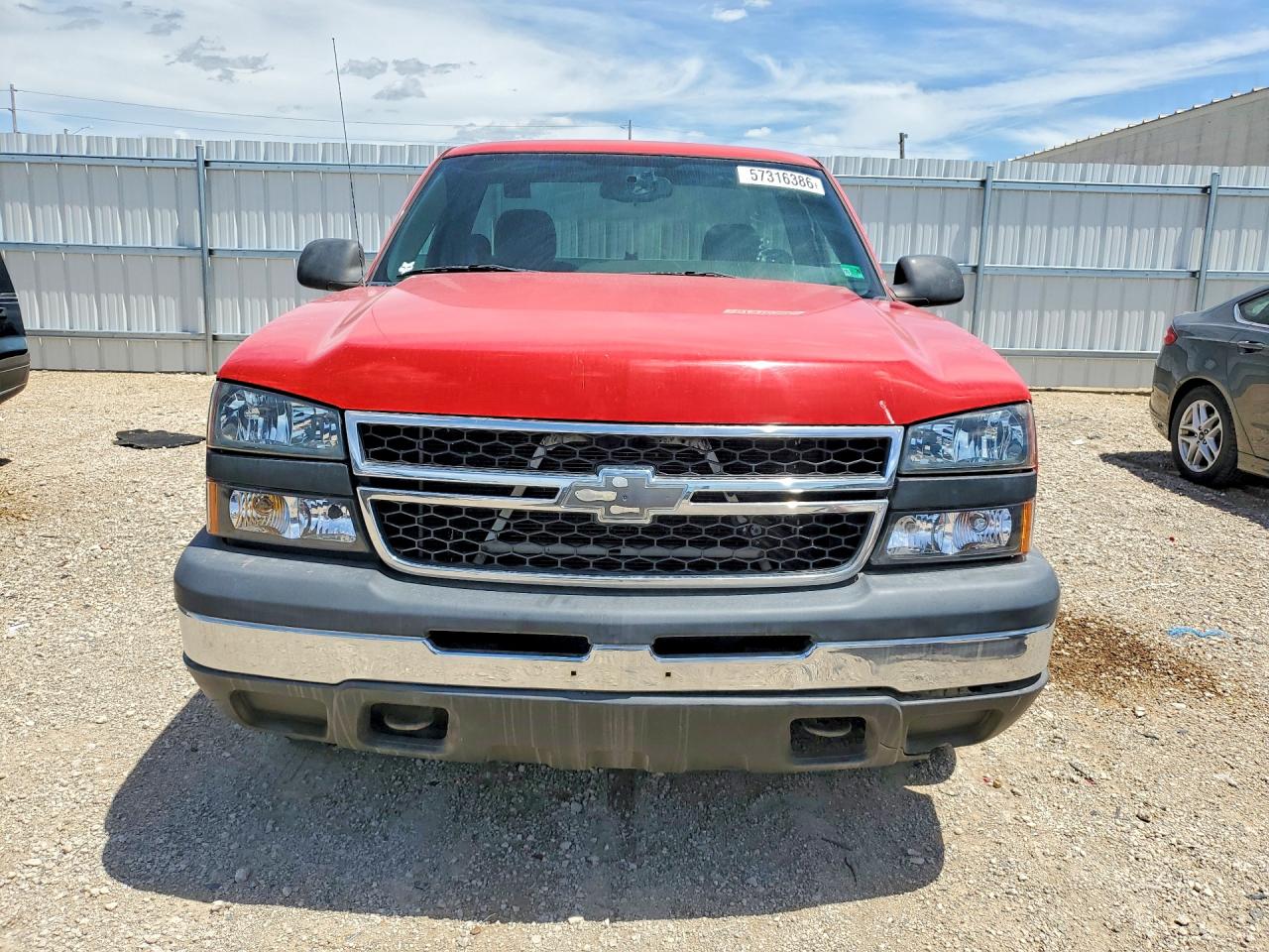 2007 Chevrolet Silverado K1500 Classic Red vin: 1GCEK14V47Z152445