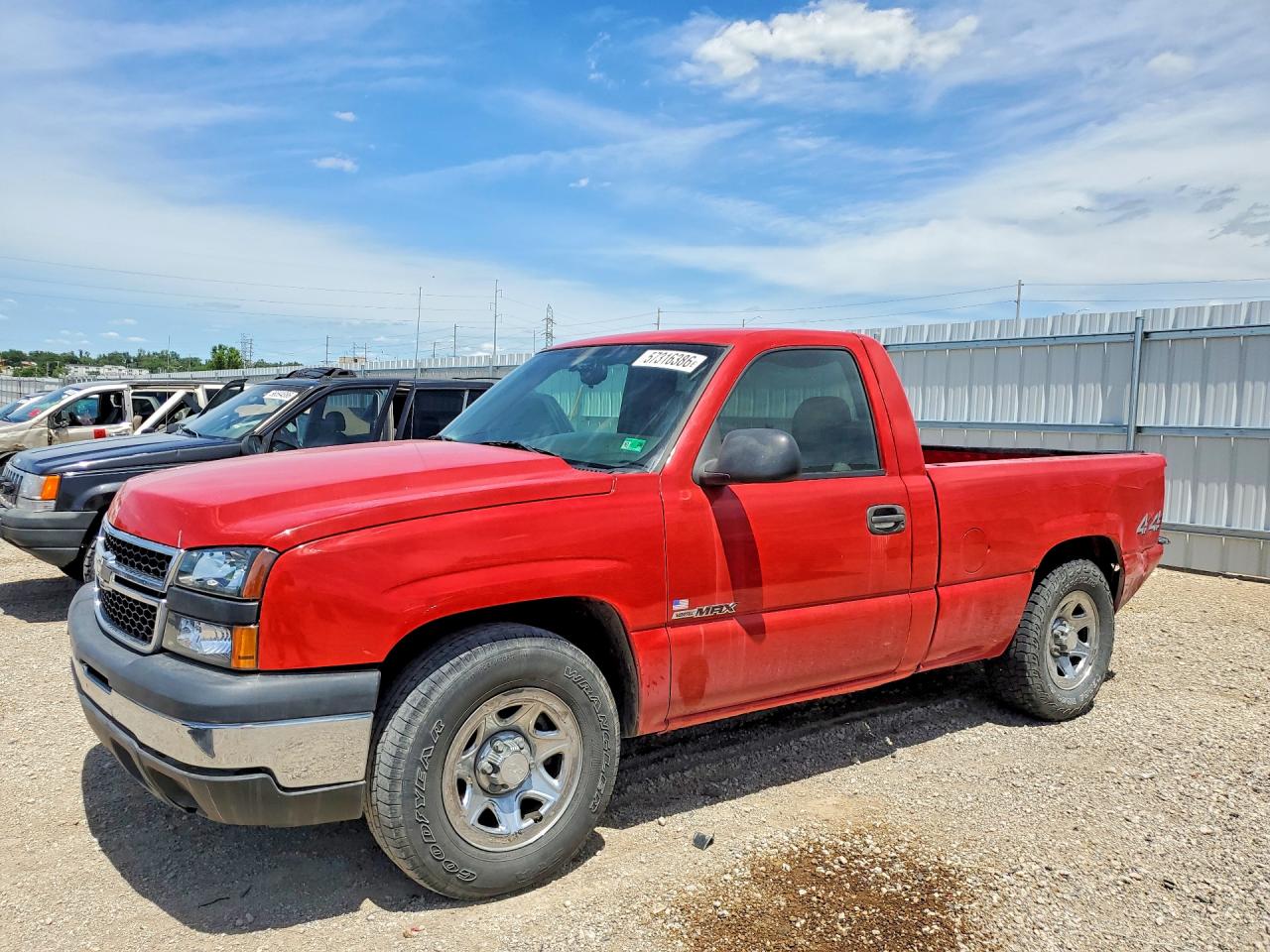2007 Chevrolet Silverado K1500 Classic Red vin: 1GCEK14V47Z152445