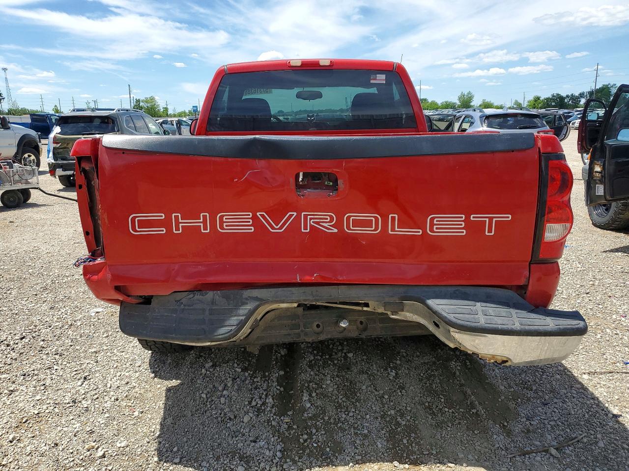 2007 Chevrolet Silverado K1500 Classic Red vin: 1GCEK14V47Z152445