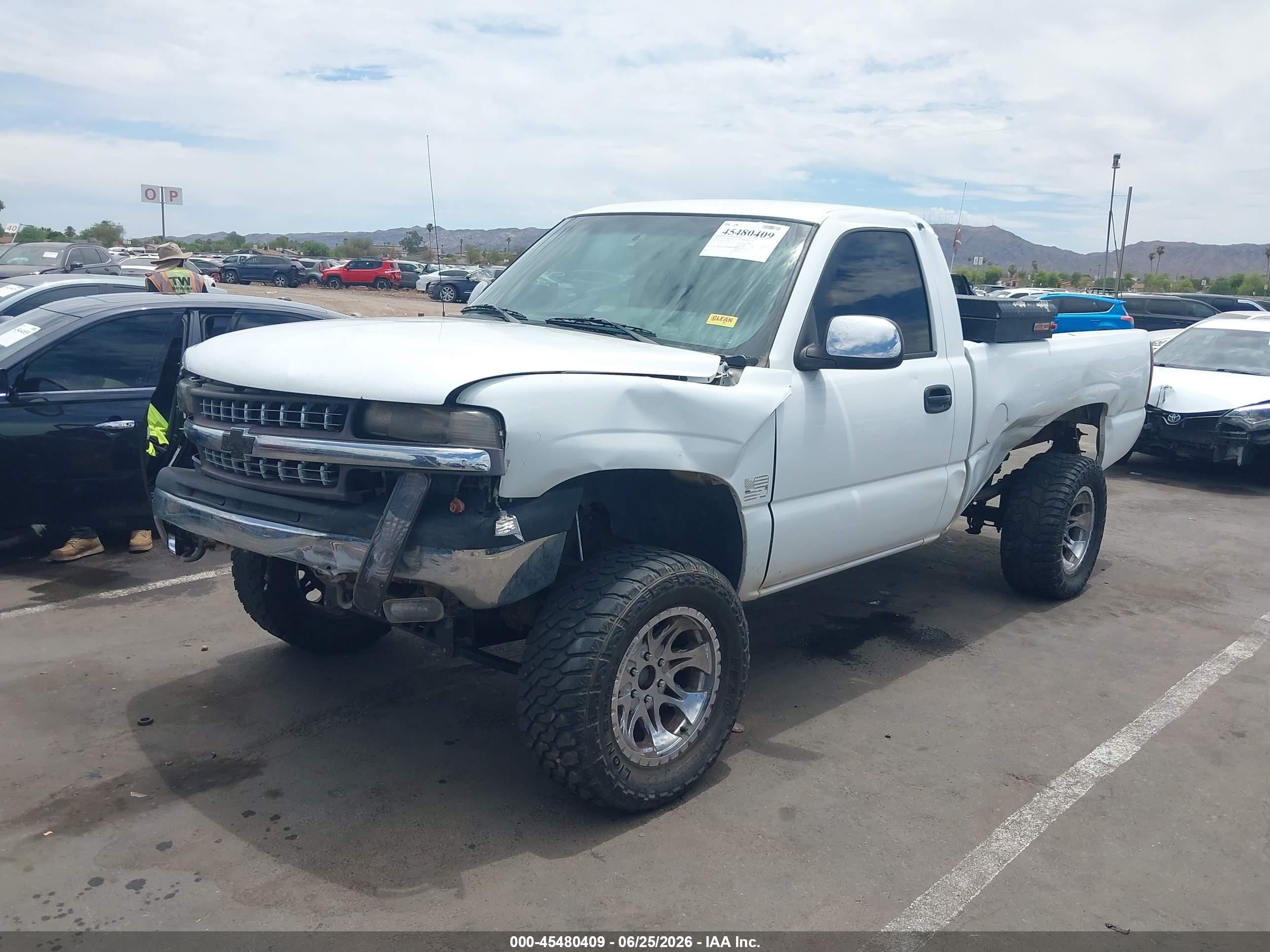 2002 Chevrolet Silverado 1500 Ls White vin: 1GCEK14V52Z237643