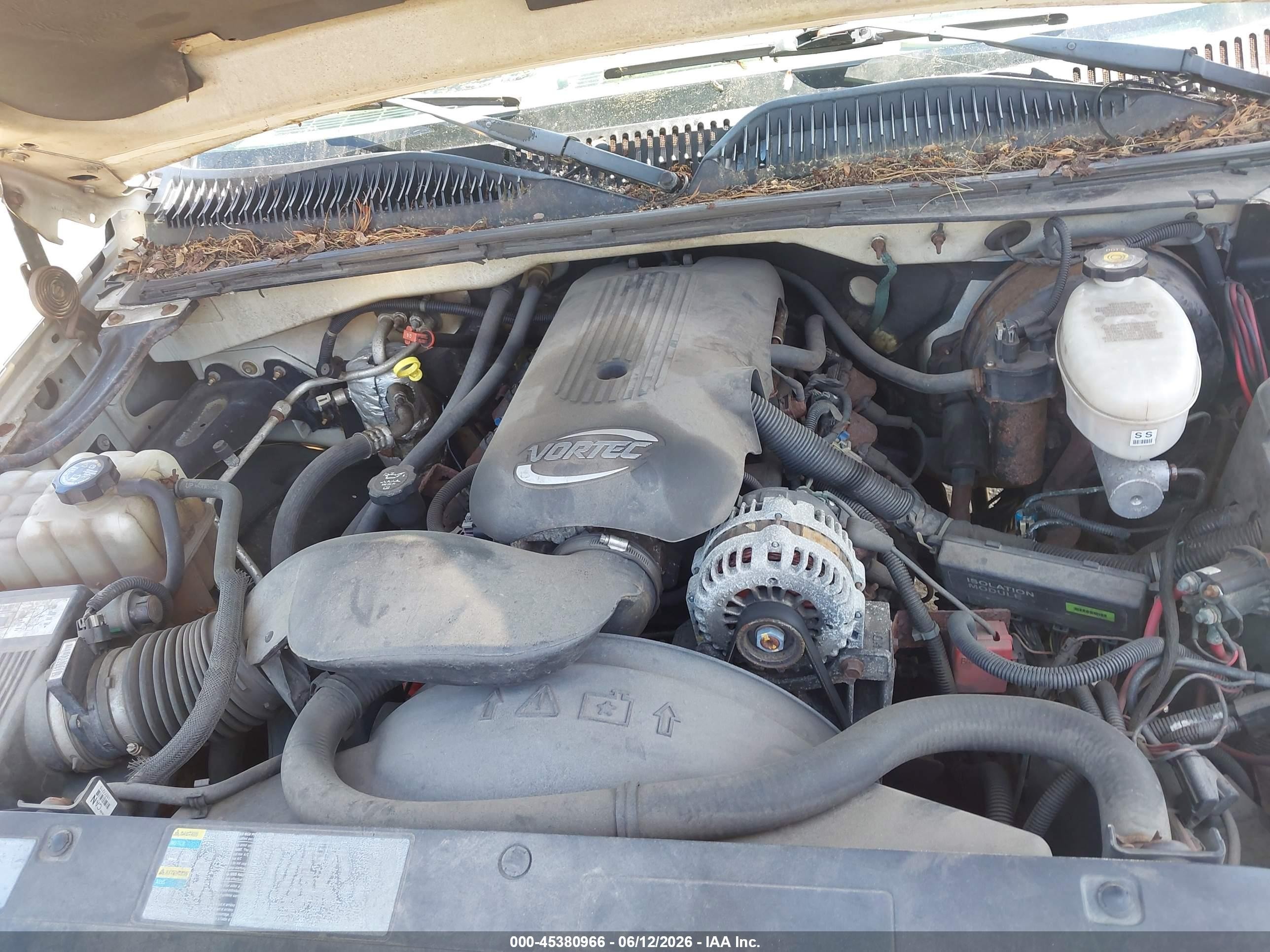 2003 Chevrolet Silverado 1500 Work Truck White vin: 1GCEK14V53Z191958