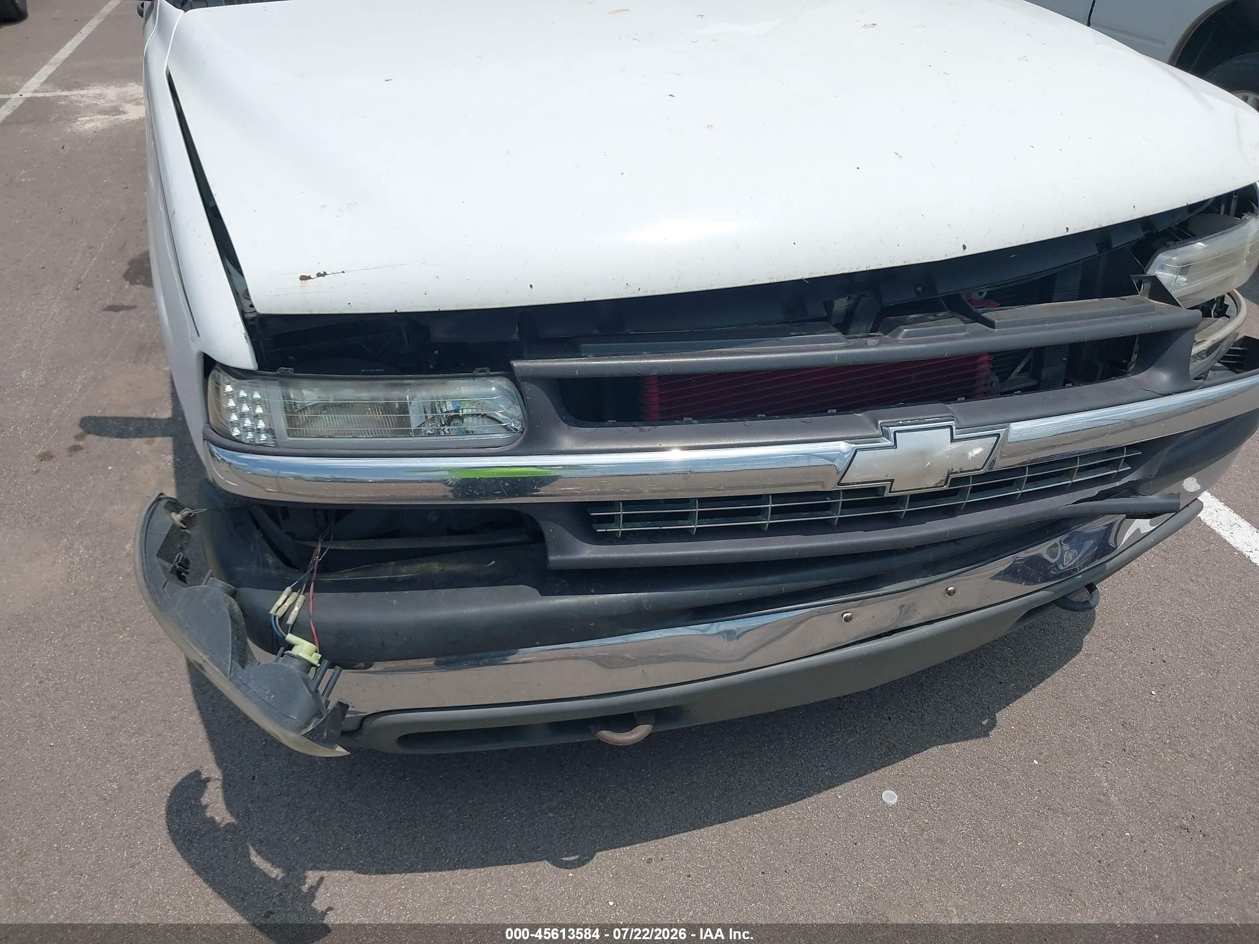 2001 Chevrolet Silverado 1500   White vin: 1GCEK14V61E248107