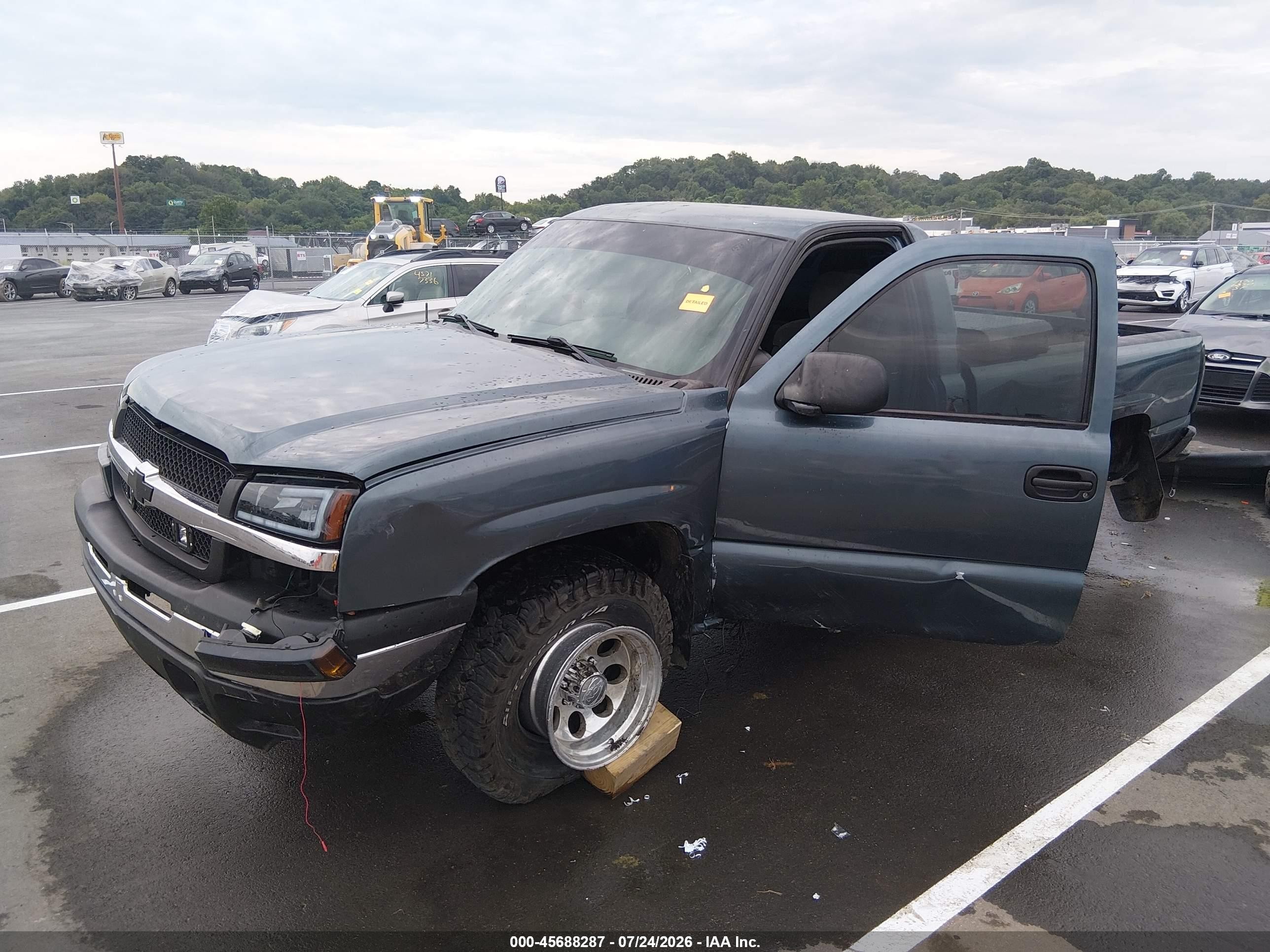 2003 Chevrolet Silverado 1500   Синий vin: 1GCEK14V63Z159875