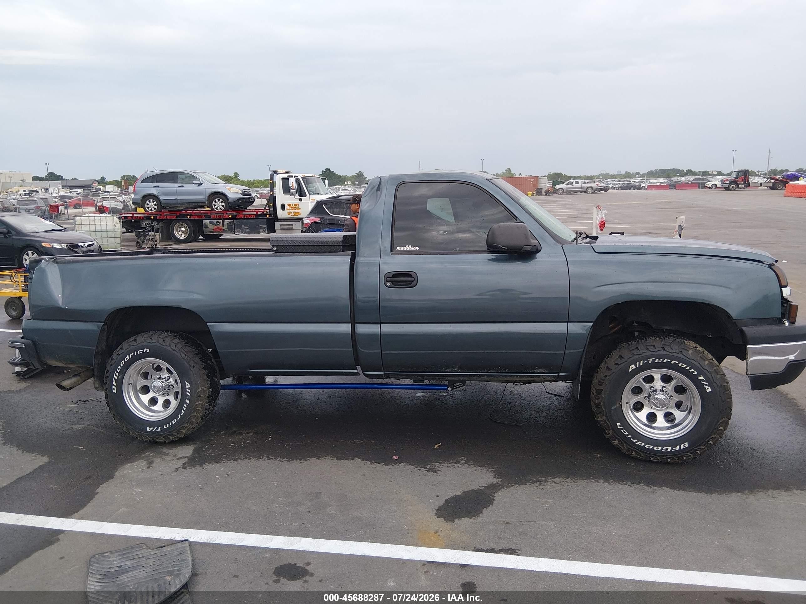 2003 Chevrolet Silverado 1500   Синий vin: 1GCEK14V63Z159875