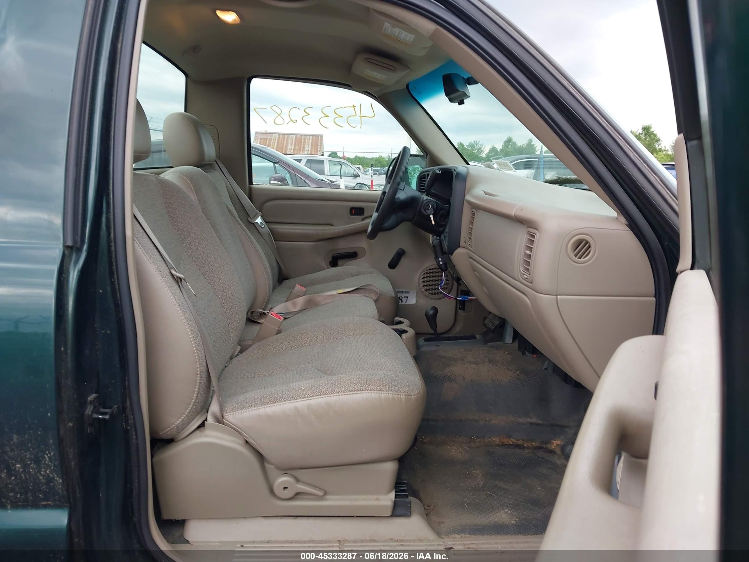 2003 Chevrolet Silverado 1500 Work Truck Green vin: 1GCEK14V63Z239614