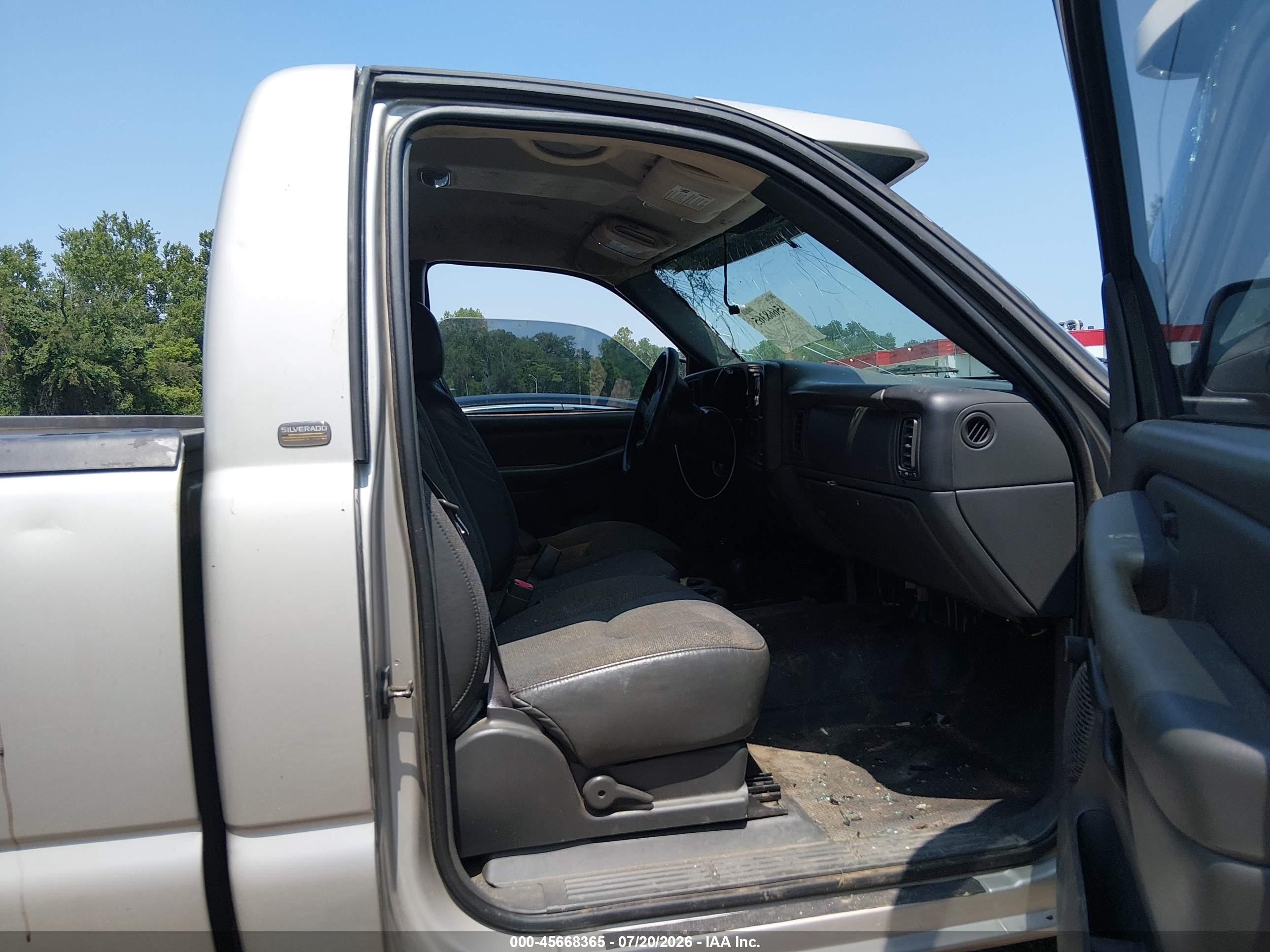2004 Chevrolet Silverado 1500 Work Truck Серебряный vin: 1GCEK14V74Z134100
