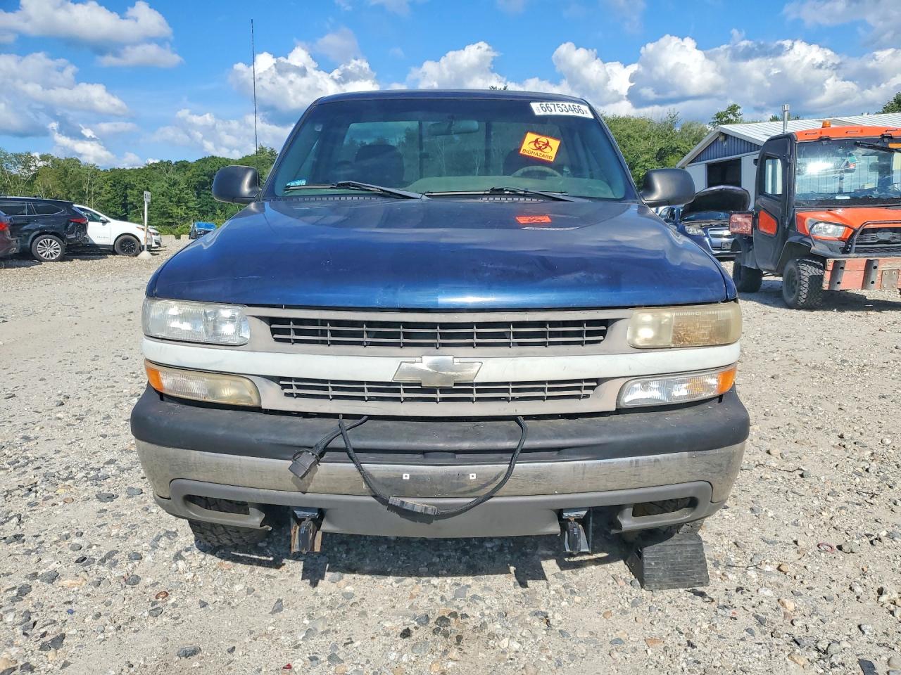 2000 Chevrolet Silverado K1500 Blue vin: 1GCEK14V7YE426634