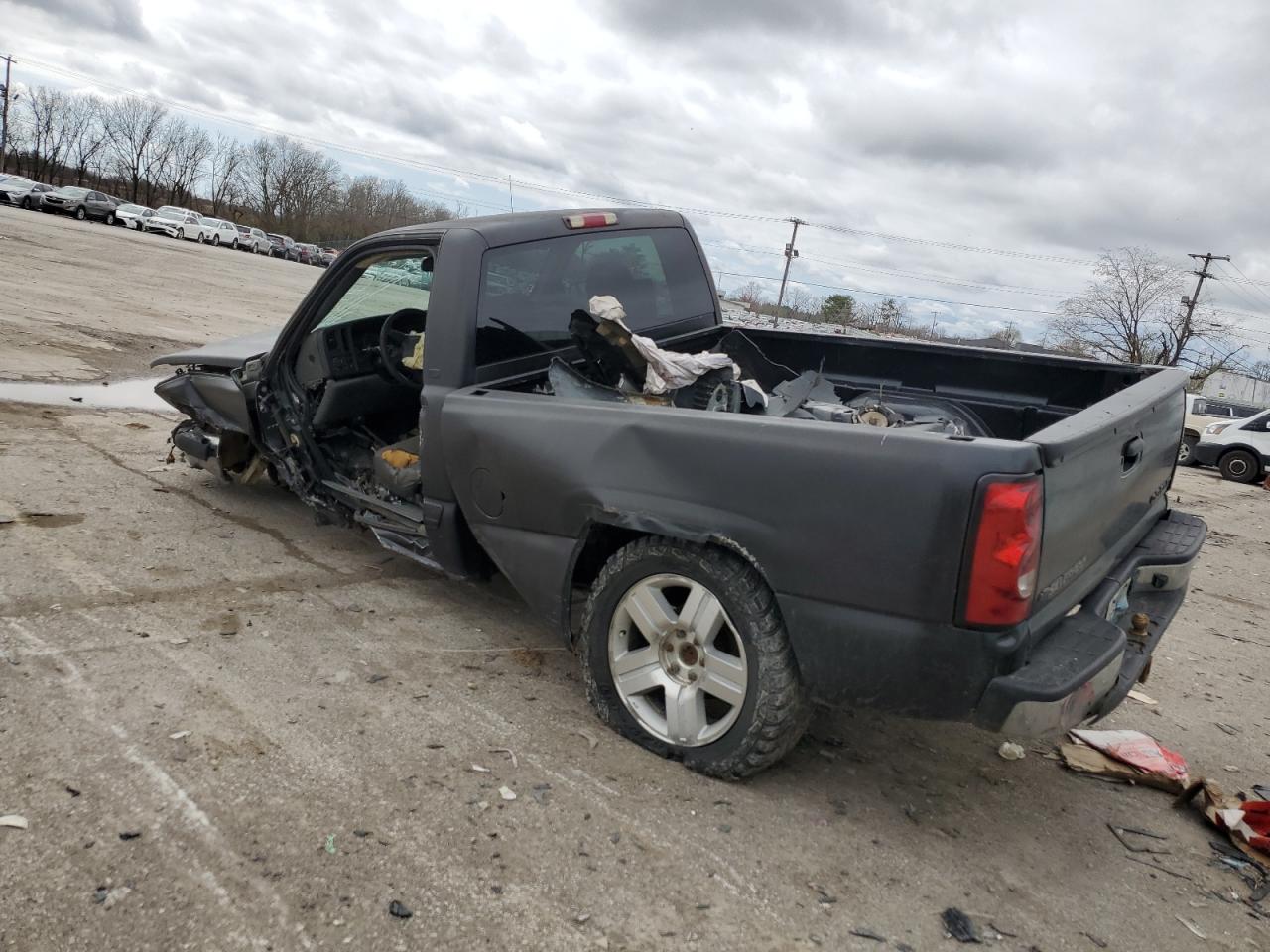 2003 Chevrolet Silverado K1500 Gray vin: 1GCEK14V83Z103226