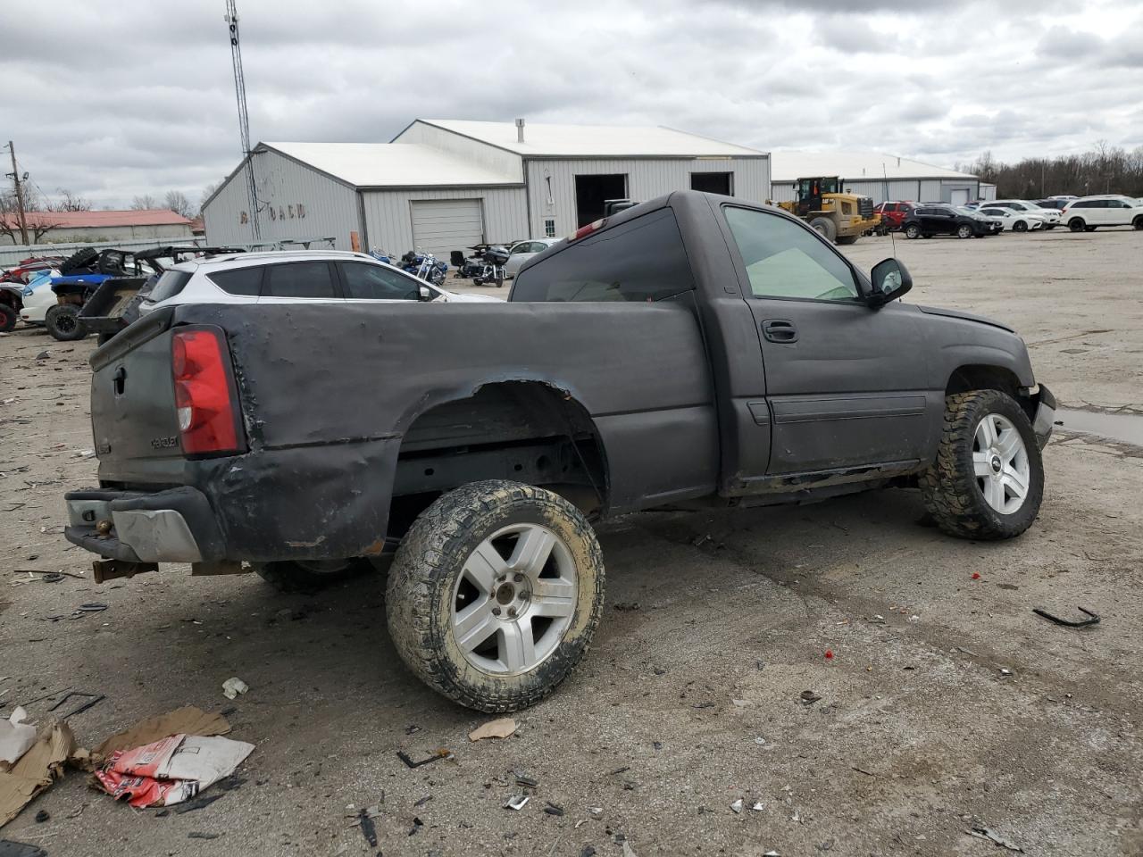 2003 Chevrolet Silverado K1500 Gray vin: 1GCEK14V83Z103226