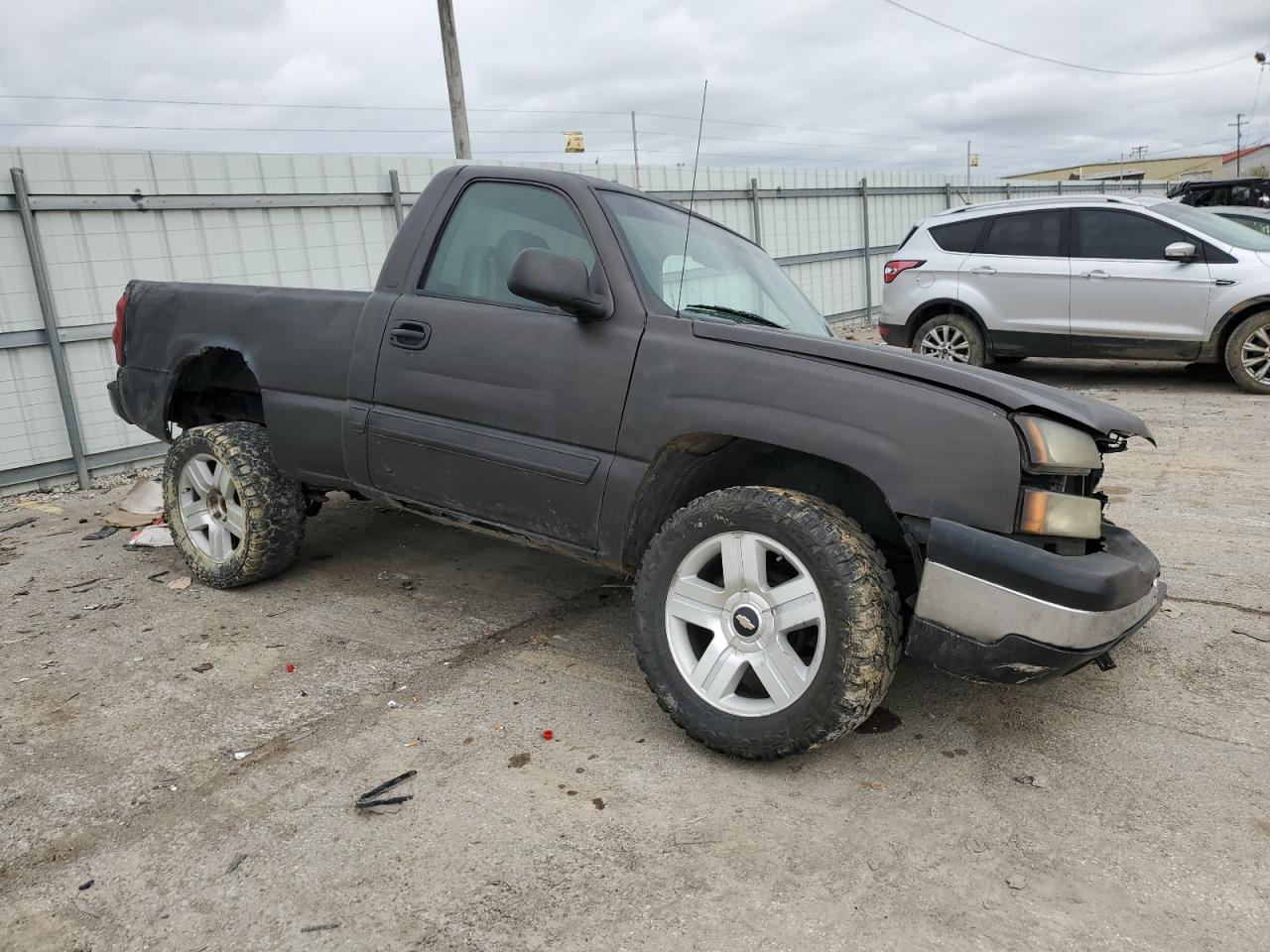 2003 Chevrolet Silverado K1500 Gray vin: 1GCEK14V83Z103226
