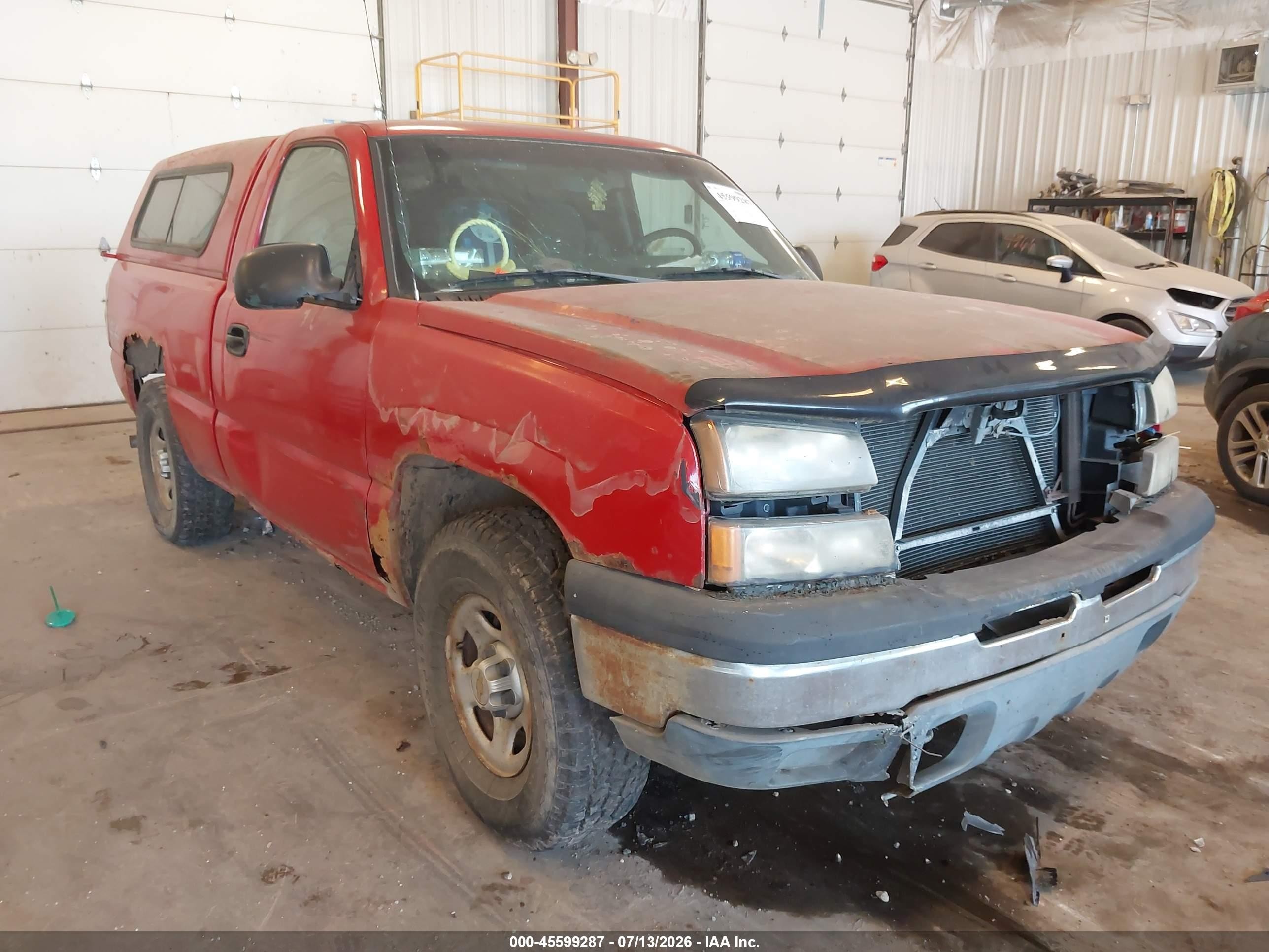 2003 Chevrolet Silverado 1500   Red vin: 1GCEK14V83Z297952