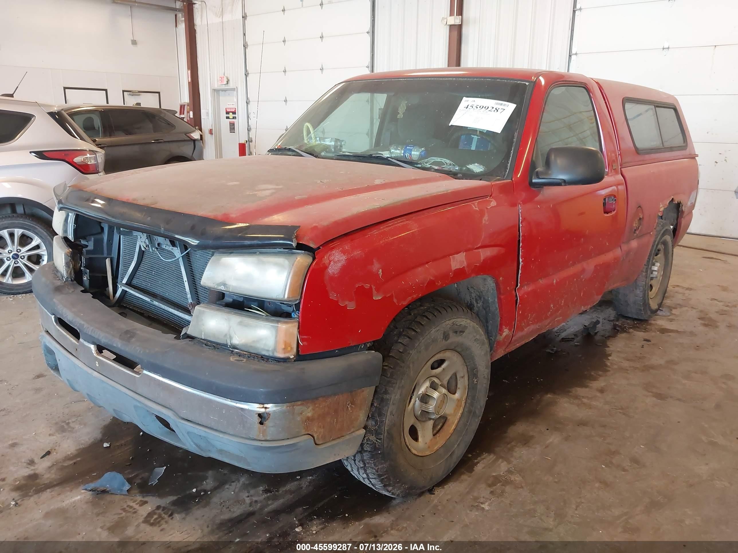 2003 Chevrolet Silverado 1500   Red vin: 1GCEK14V83Z297952