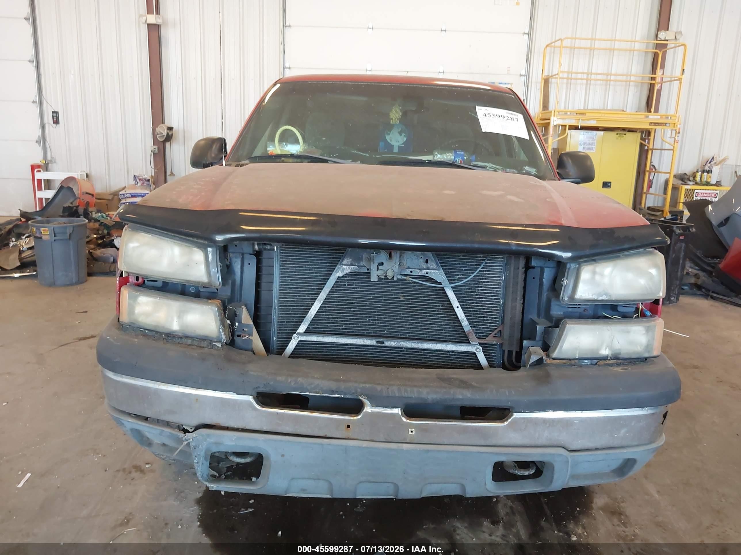 2003 Chevrolet Silverado 1500   Red vin: 1GCEK14V83Z297952