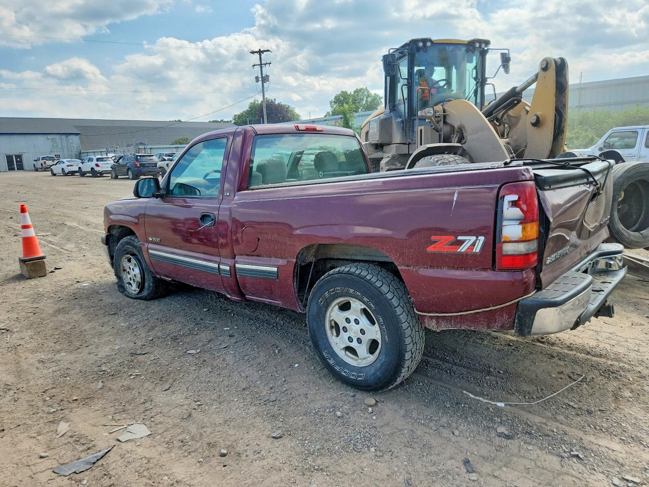 1999 Chevrolet Silverado K1500 Burgundy vin: 1GCEK14V8XZ134336