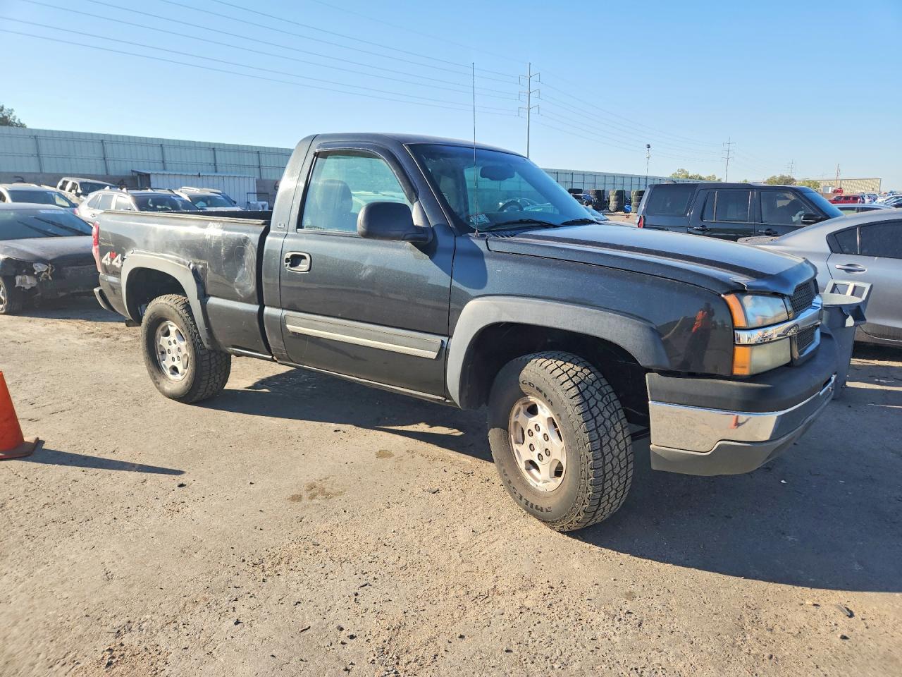 2003 Chevrolet Silverado K1500 Black vin: 1GCEK14V93Z261817