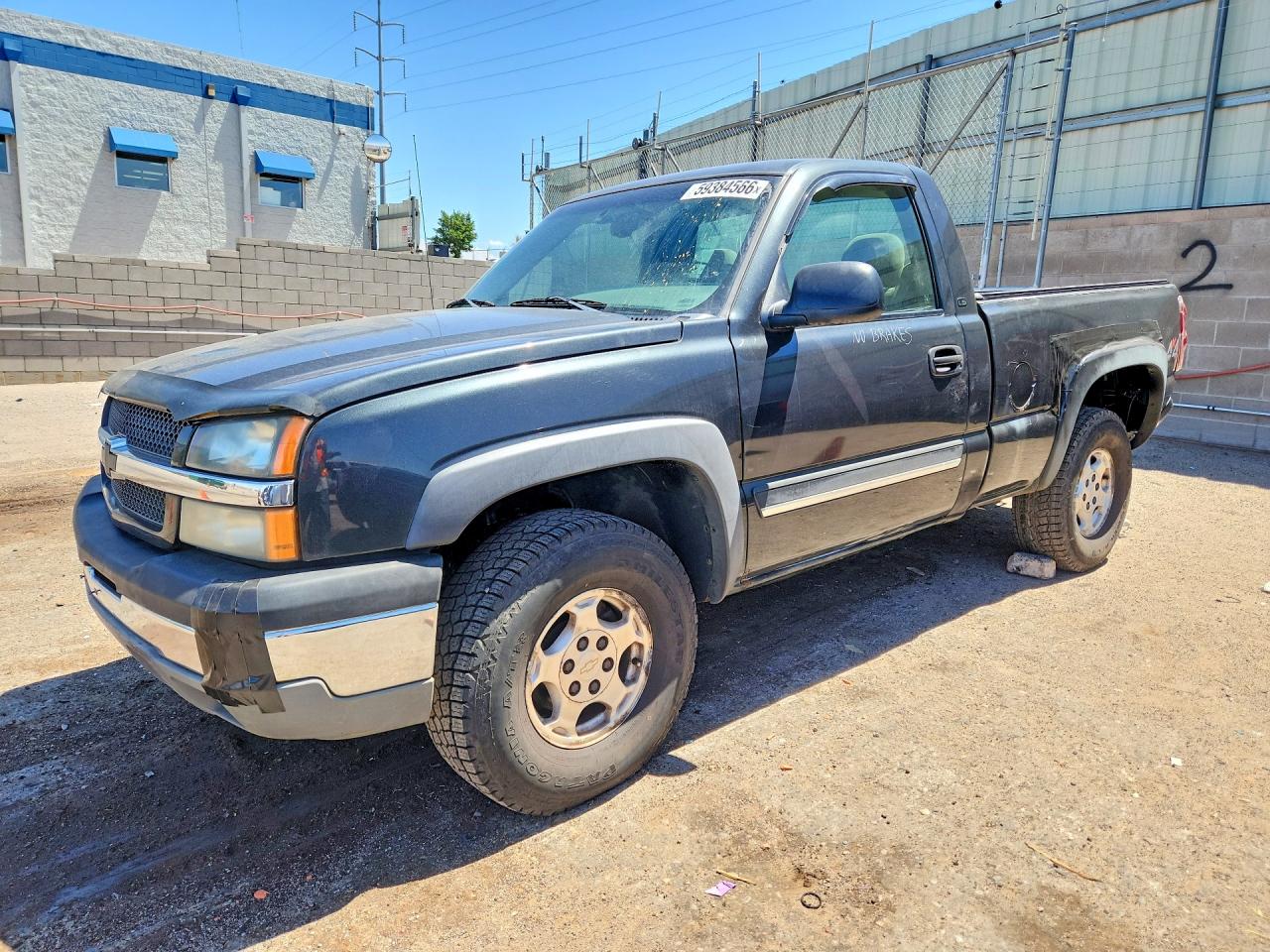 2003 Chevrolet Silverado K1500 Charcoal vin: 1GCEK14V93Z261817