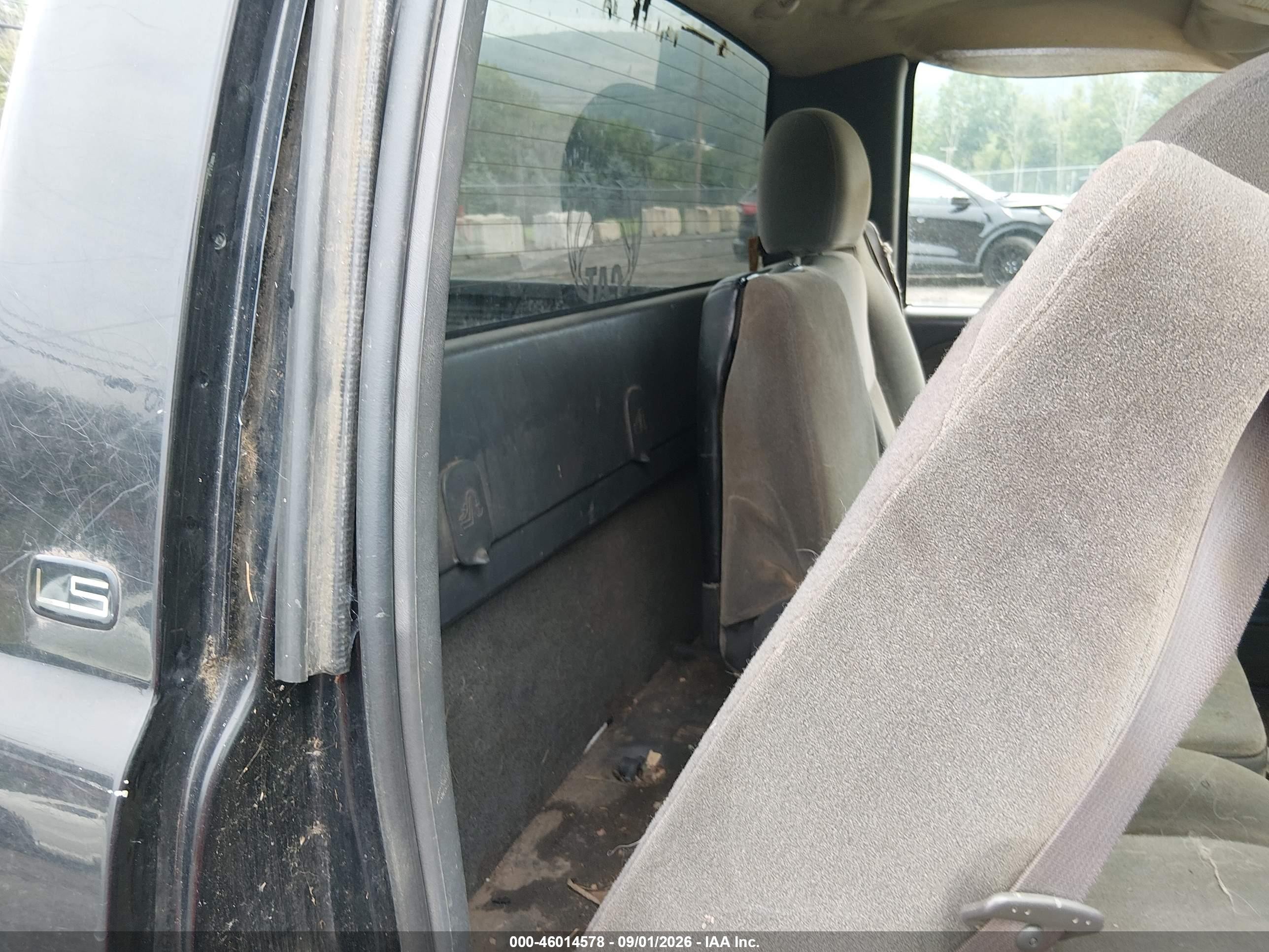 2003 Chevrolet Silverado 1500 Ls Black vin: 1GCEK14VX3Z318638