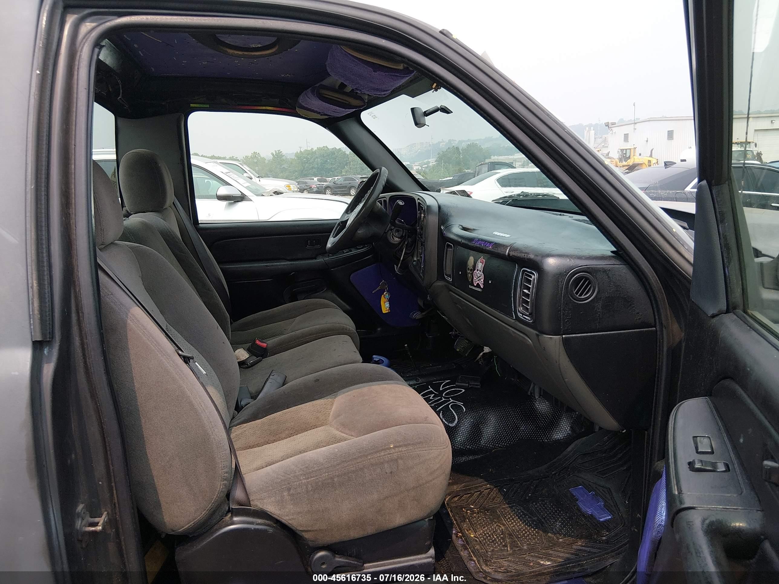 2006 Chevrolet Silverado 1500 Work Truck Gray vin: 1GCEK14VX6E144503