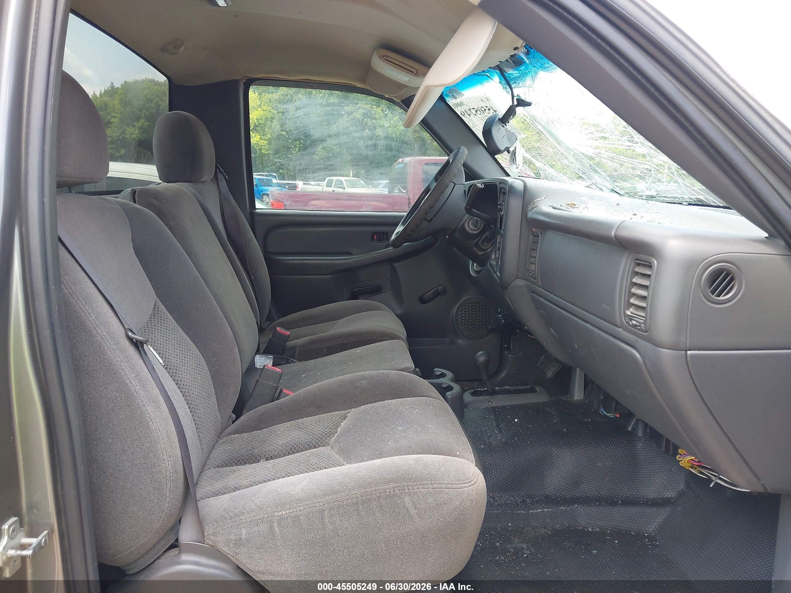 2006 Chevrolet Silverado 1500 Work Truck Gray vin: 1GCEK14VX6E222634