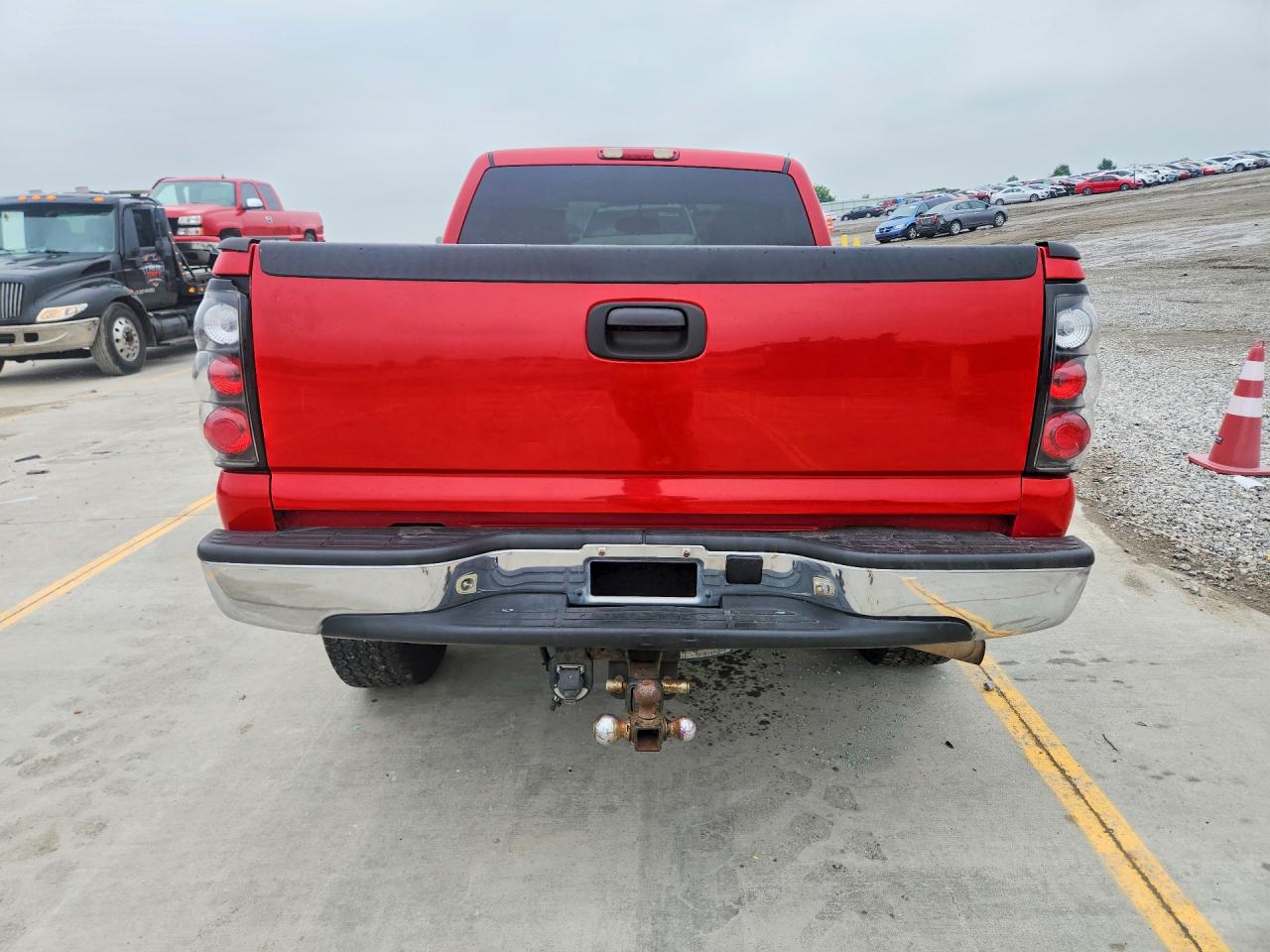 2007 Chevrolet Silverado K1500 Classic Red vin: 1GCEK14VX7Z190889