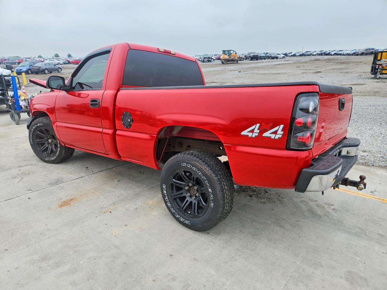 2007 Chevrolet Silverado K1500 Classic Red vin: 1GCEK14VX7Z190889