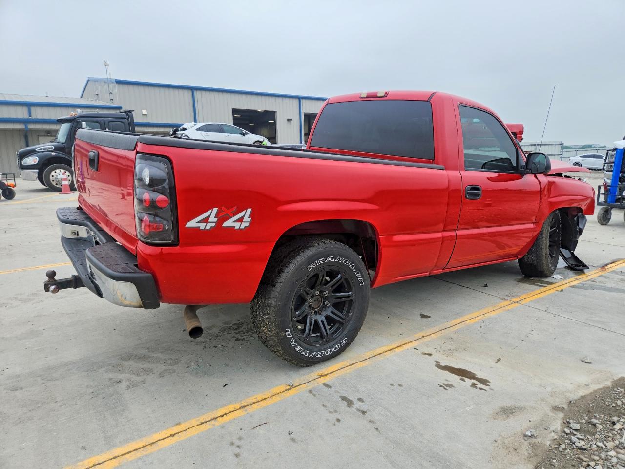 2007 Chevrolet Silverado K1500 Classic Red vin: 1GCEK14VX7Z190889