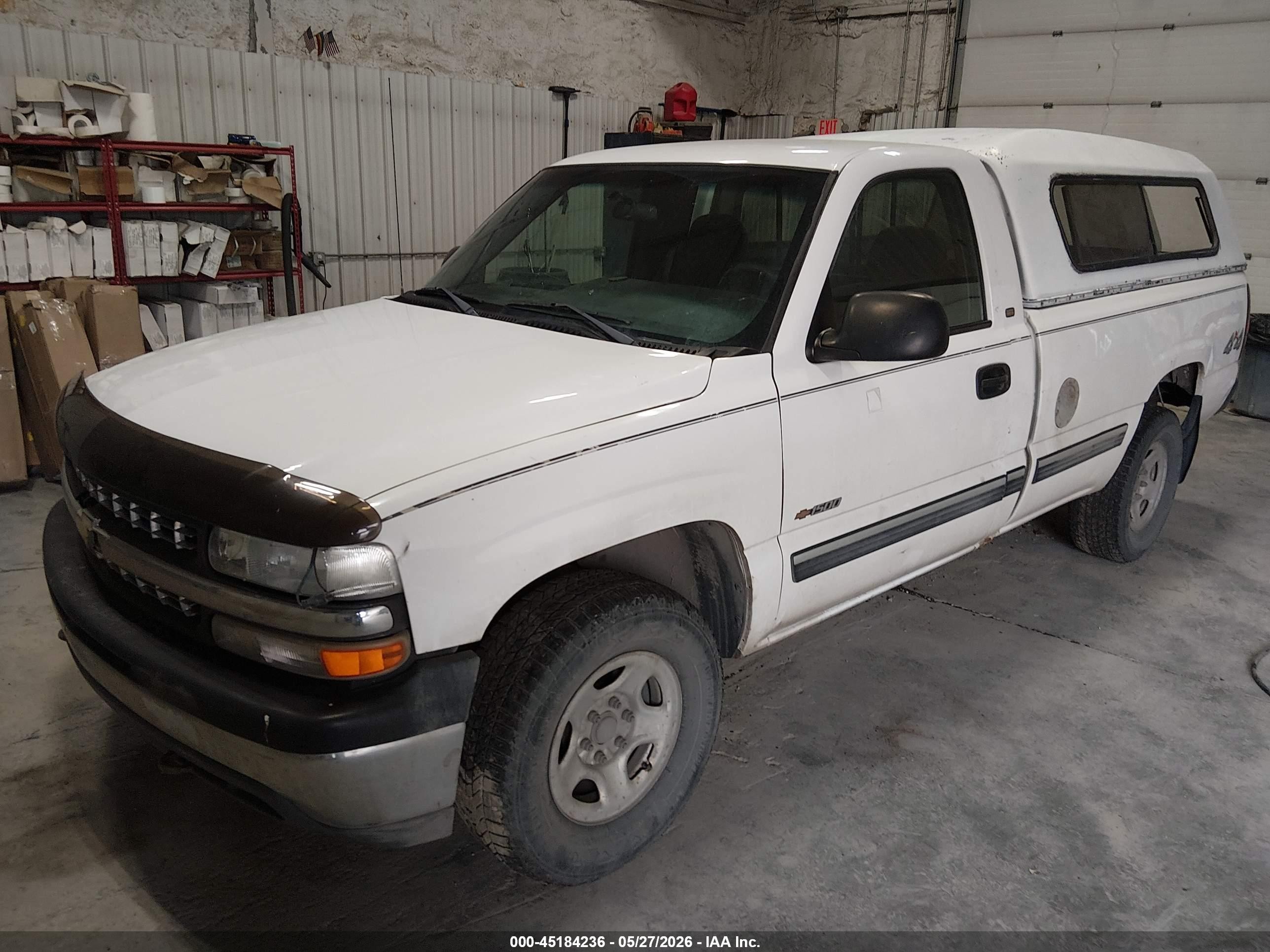 2000 Chevrolet Silverado 1500 Ls Белый vin: 1GCEK14W0YZ270003