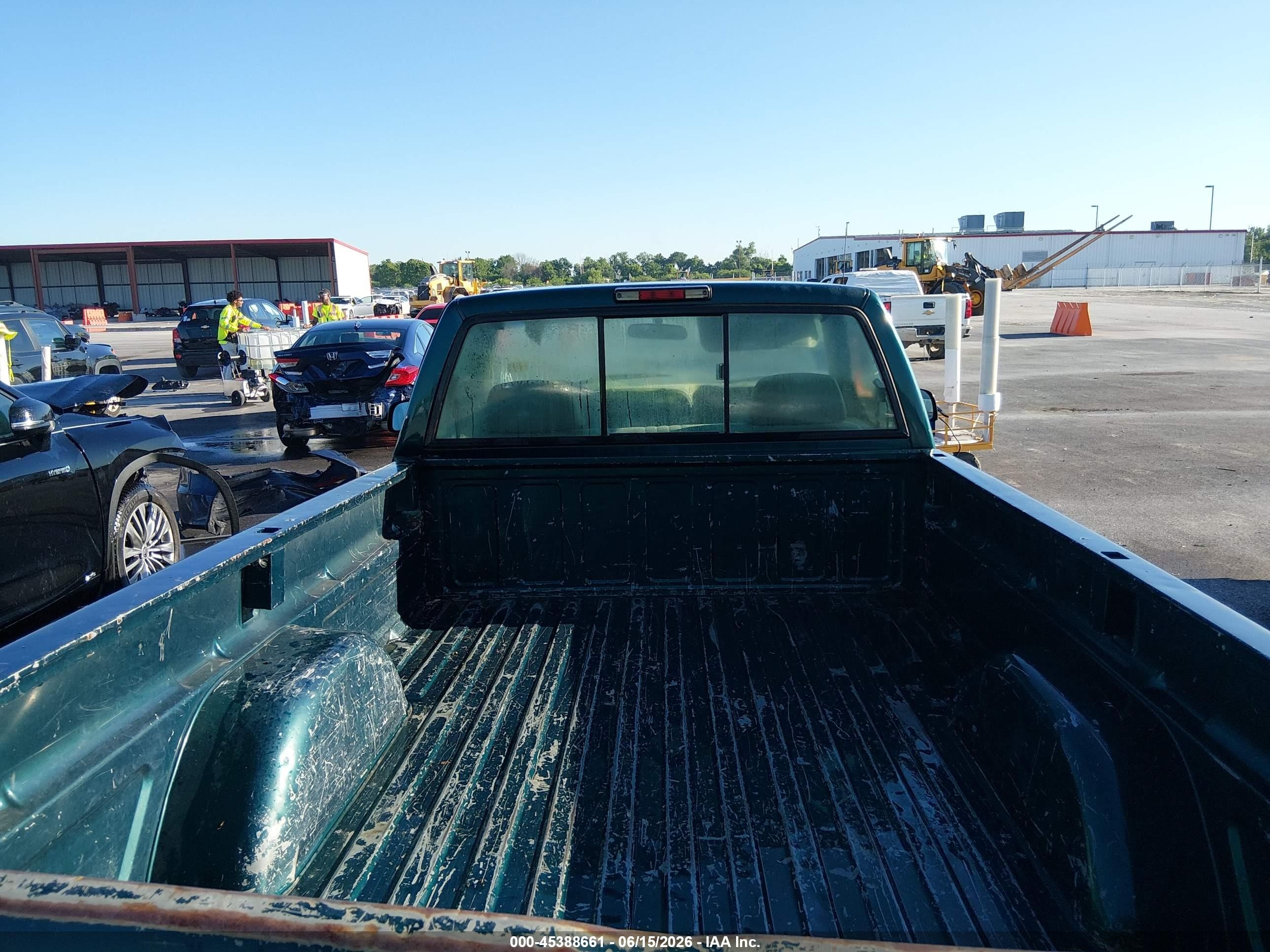 1998 Chevrolet K1500 Fleetside W/t Green vin: 1GCEK14W6WZ210871
