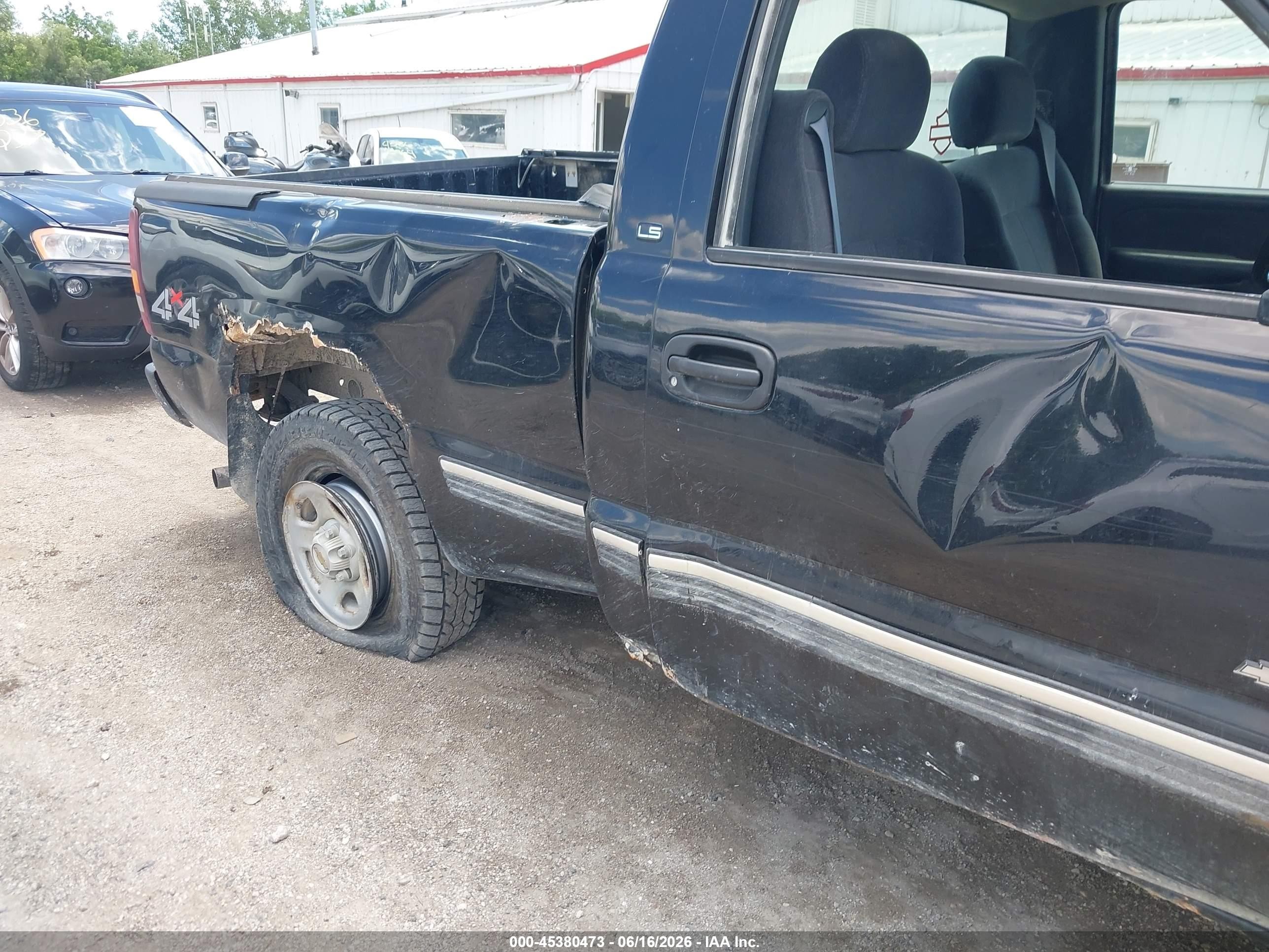 2001 Chevrolet Silverado 1500 Ls Черный vin: 1GCEK14W91Z237667