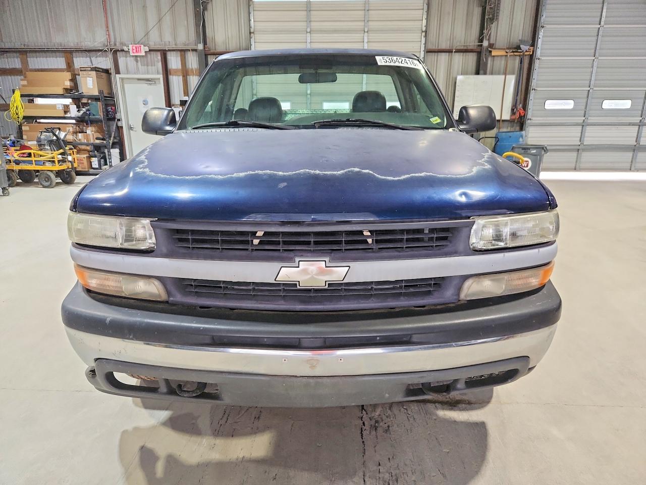 2000 Chevrolet Silverado K1500 Blue vin: 1GCEK14W9YZ199609