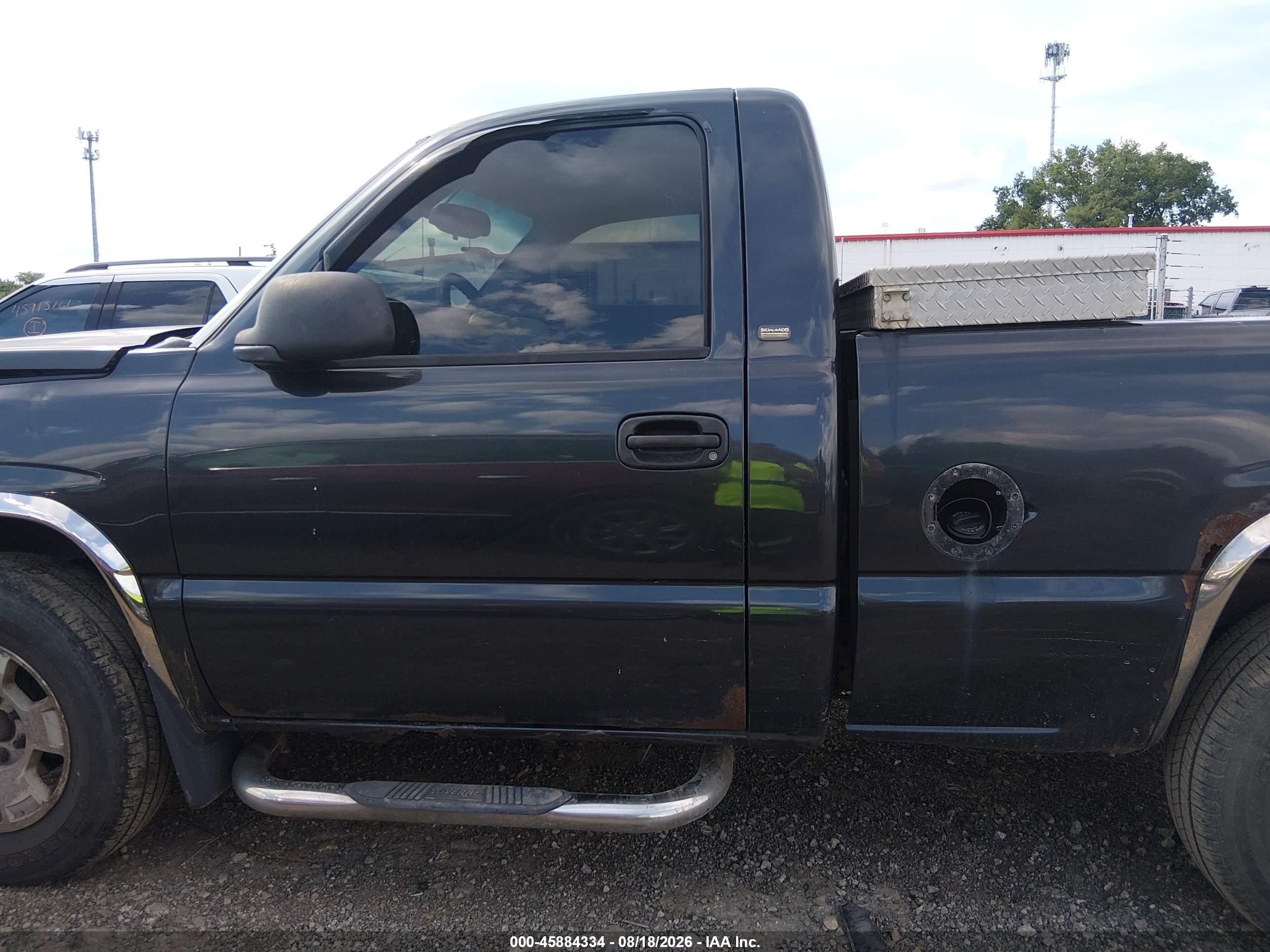 2003 Chevrolet Silverado 1500   Black vin: 1GCEK14X13Z350380