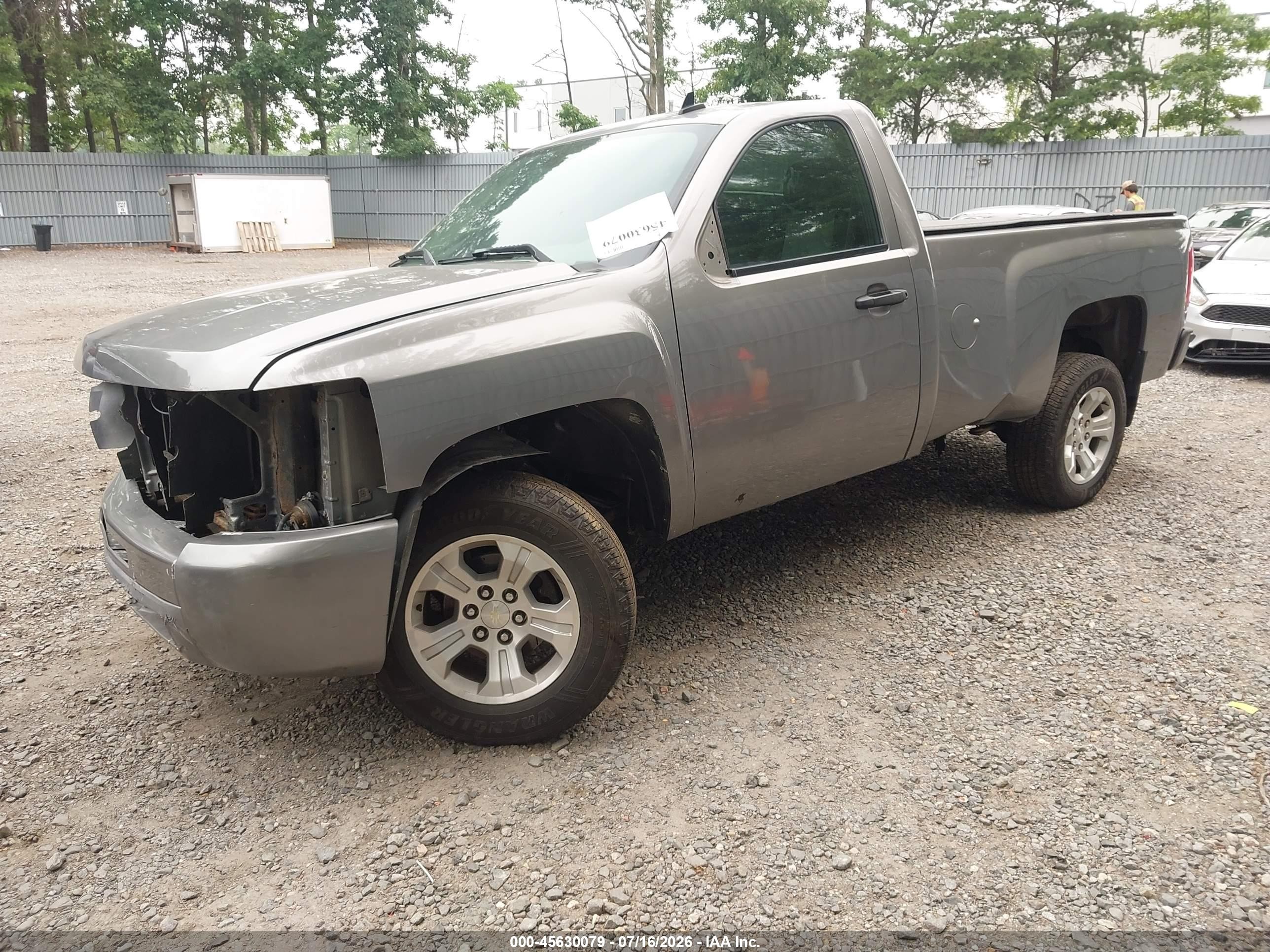 2008 Chevrolet Silverado 1500 Work Truck Gray vin: 1GCEK14X18Z183588