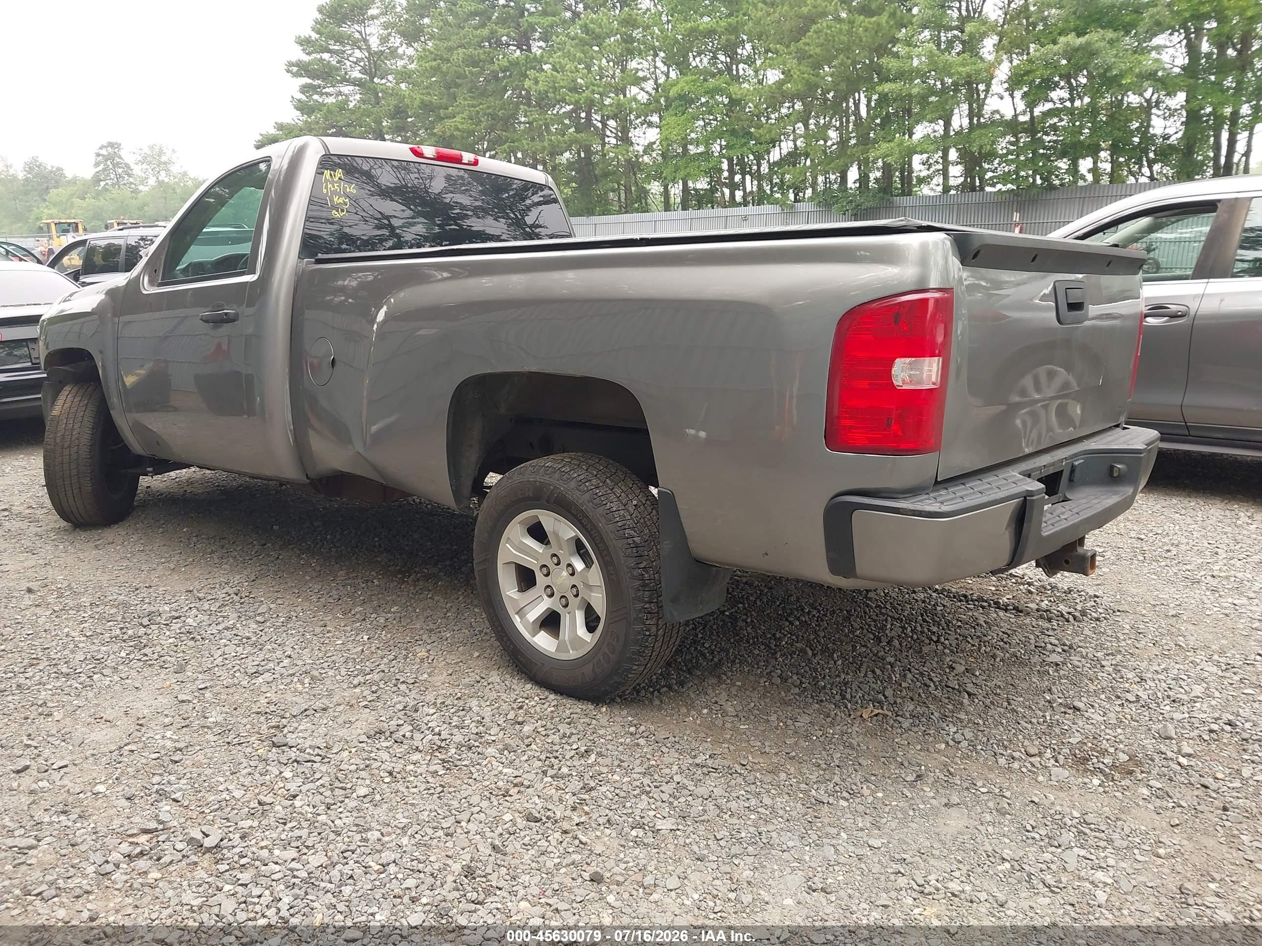 2008 Chevrolet Silverado 1500 Work Truck Gray vin: 1GCEK14X18Z183588
