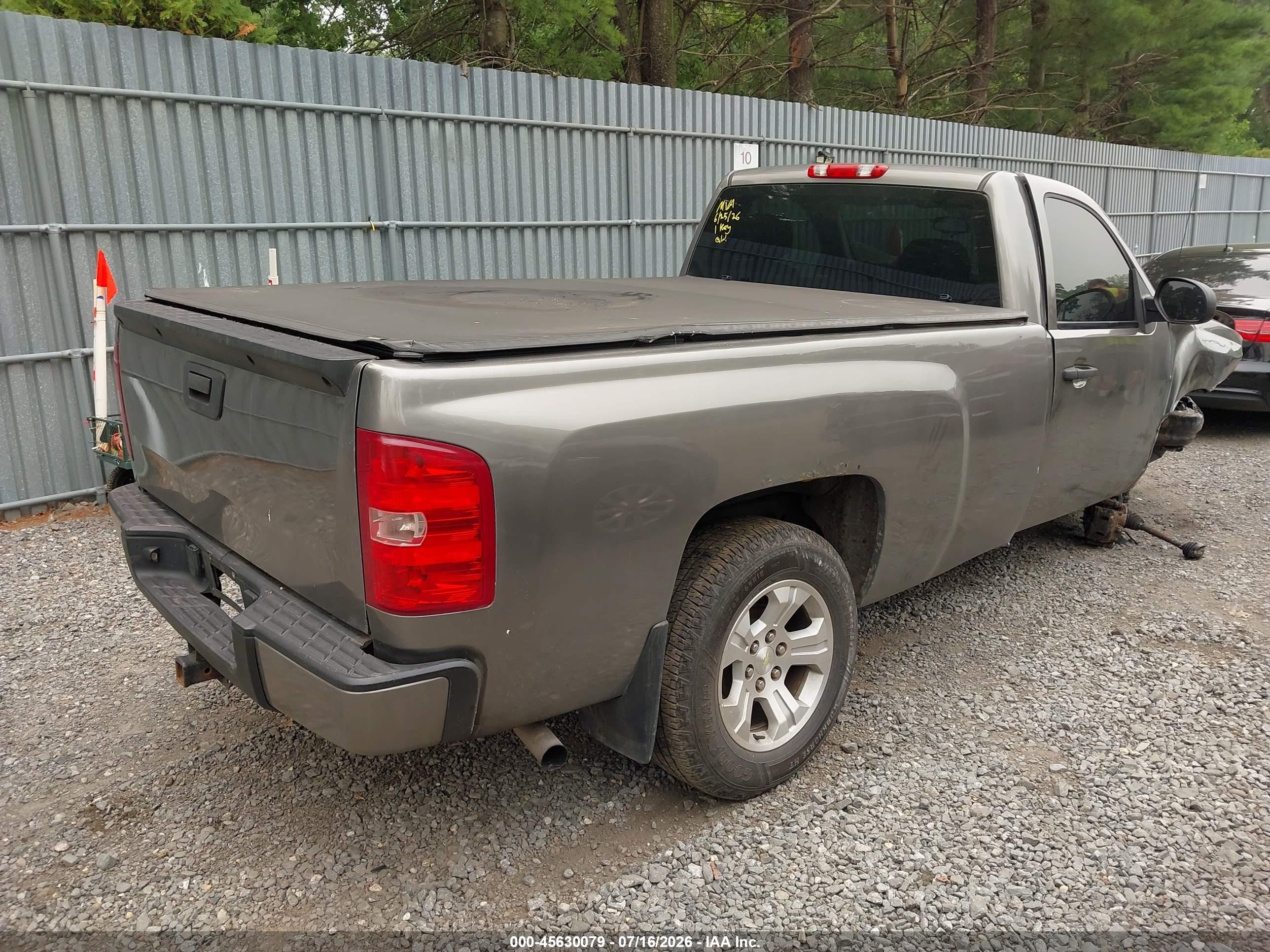2008 Chevrolet Silverado 1500 Work Truck Gray vin: 1GCEK14X18Z183588