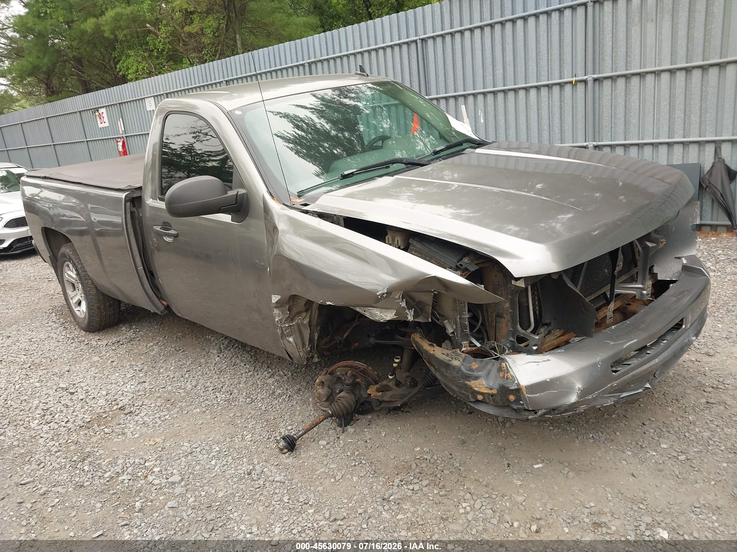 2008 Chevrolet Silverado 1500 Work Truck Gray vin: 1GCEK14X18Z183588