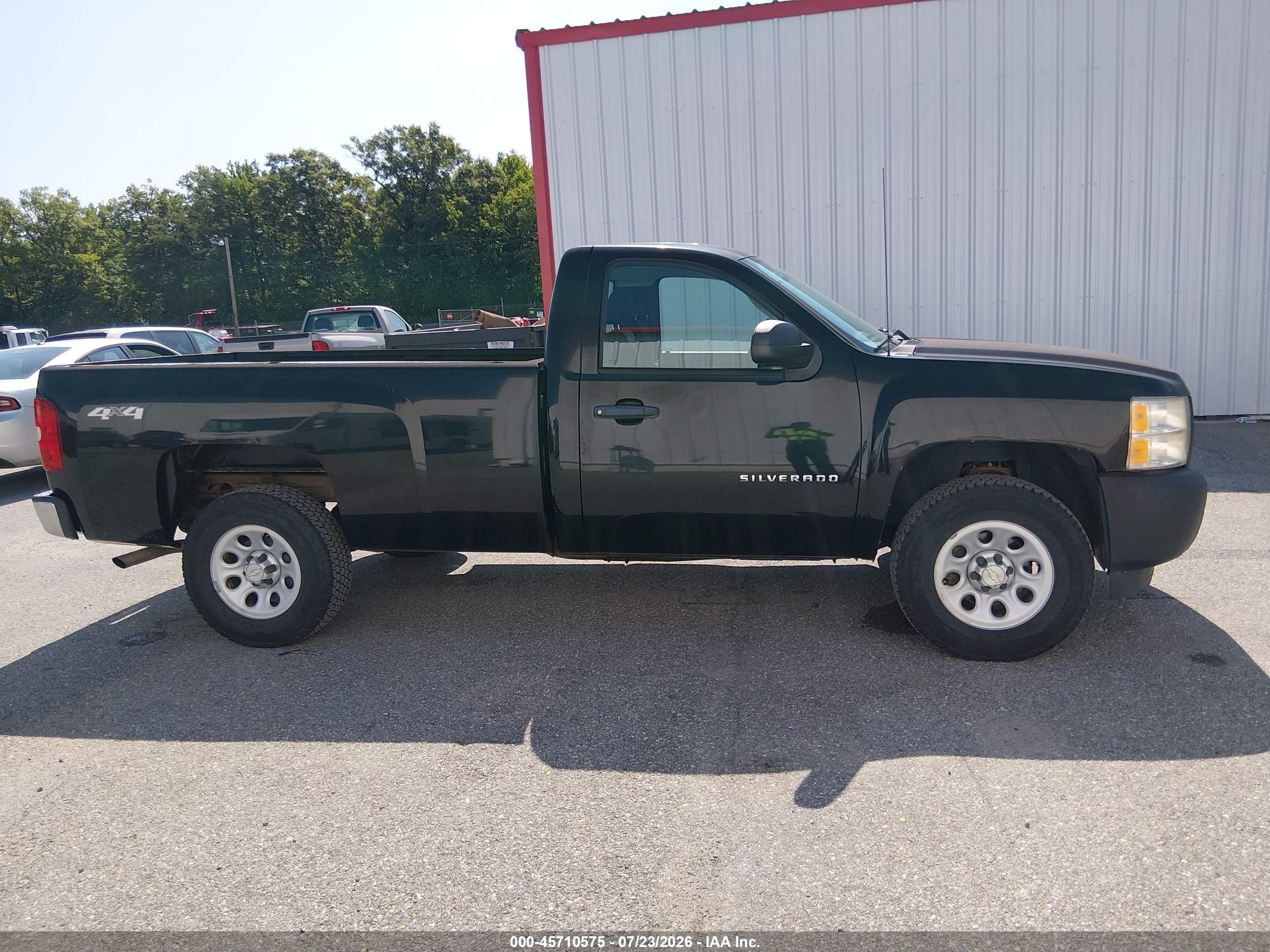 2009 Chevrolet Silverado 1500 Work Truck Black vin: 1GCEK14X29Z288528