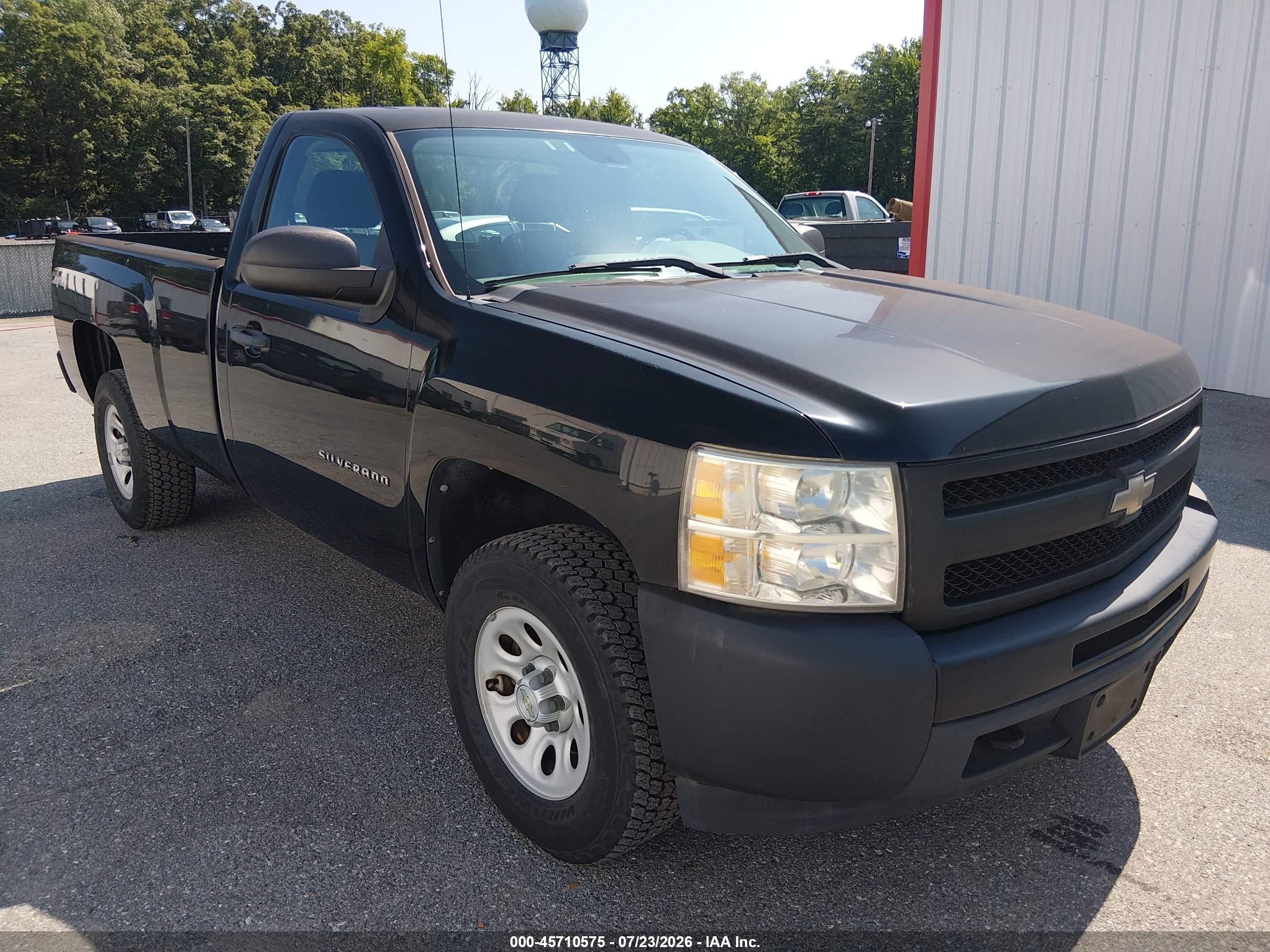 2009 Chevrolet Silverado 1500 Work Truck Black vin: 1GCEK14X29Z288528