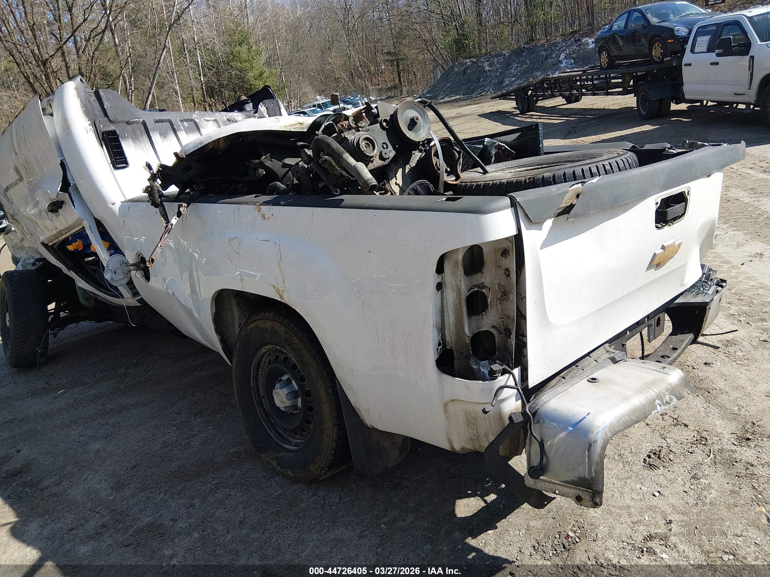 2008 Chevrolet Silverado 1500 Work Truck White vin: 1GCEK14X48Z260440