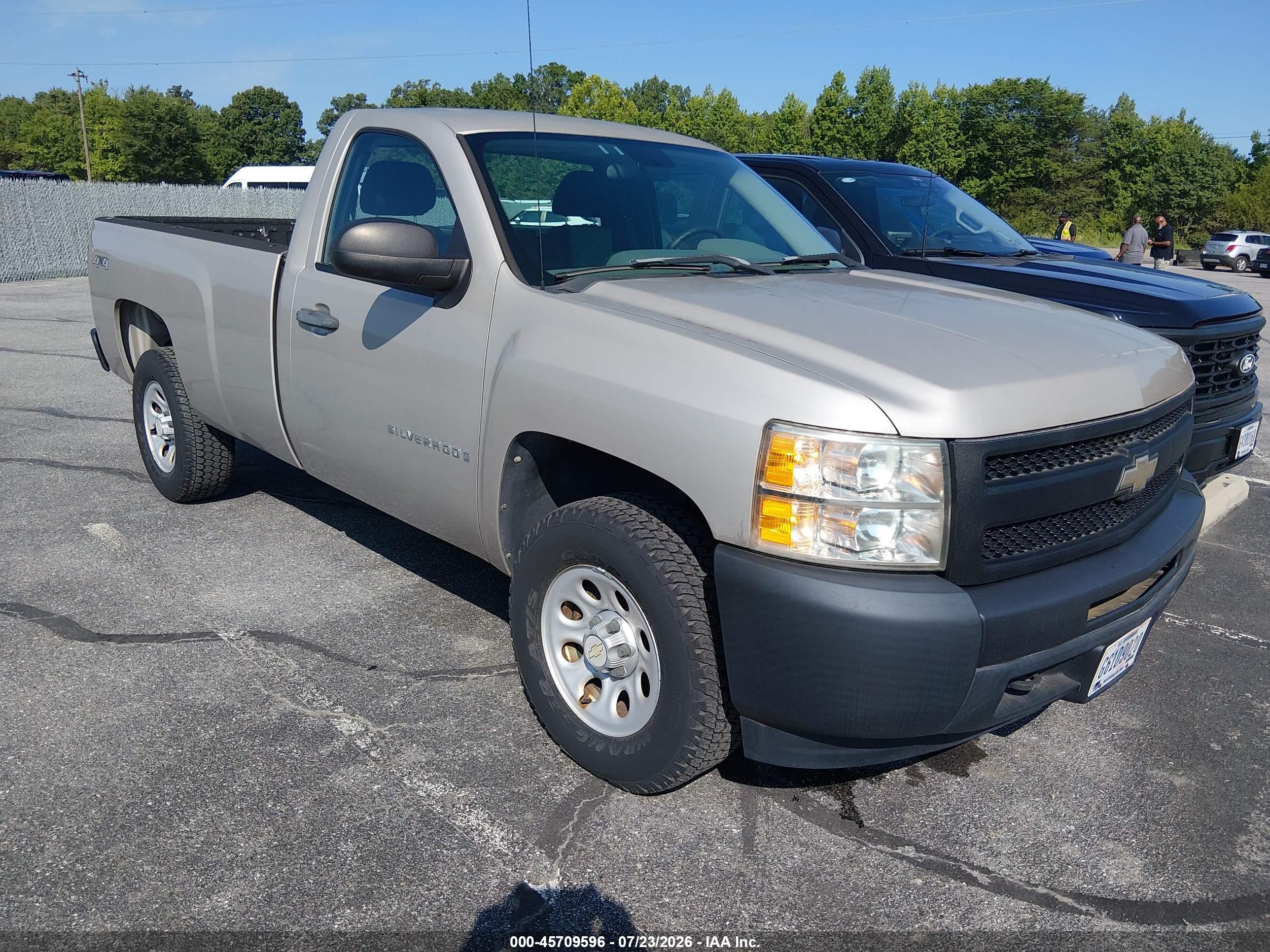 2009 Chevrolet Silverado 1500 Work Truck Tan vin: 1GCEK14X49Z262710